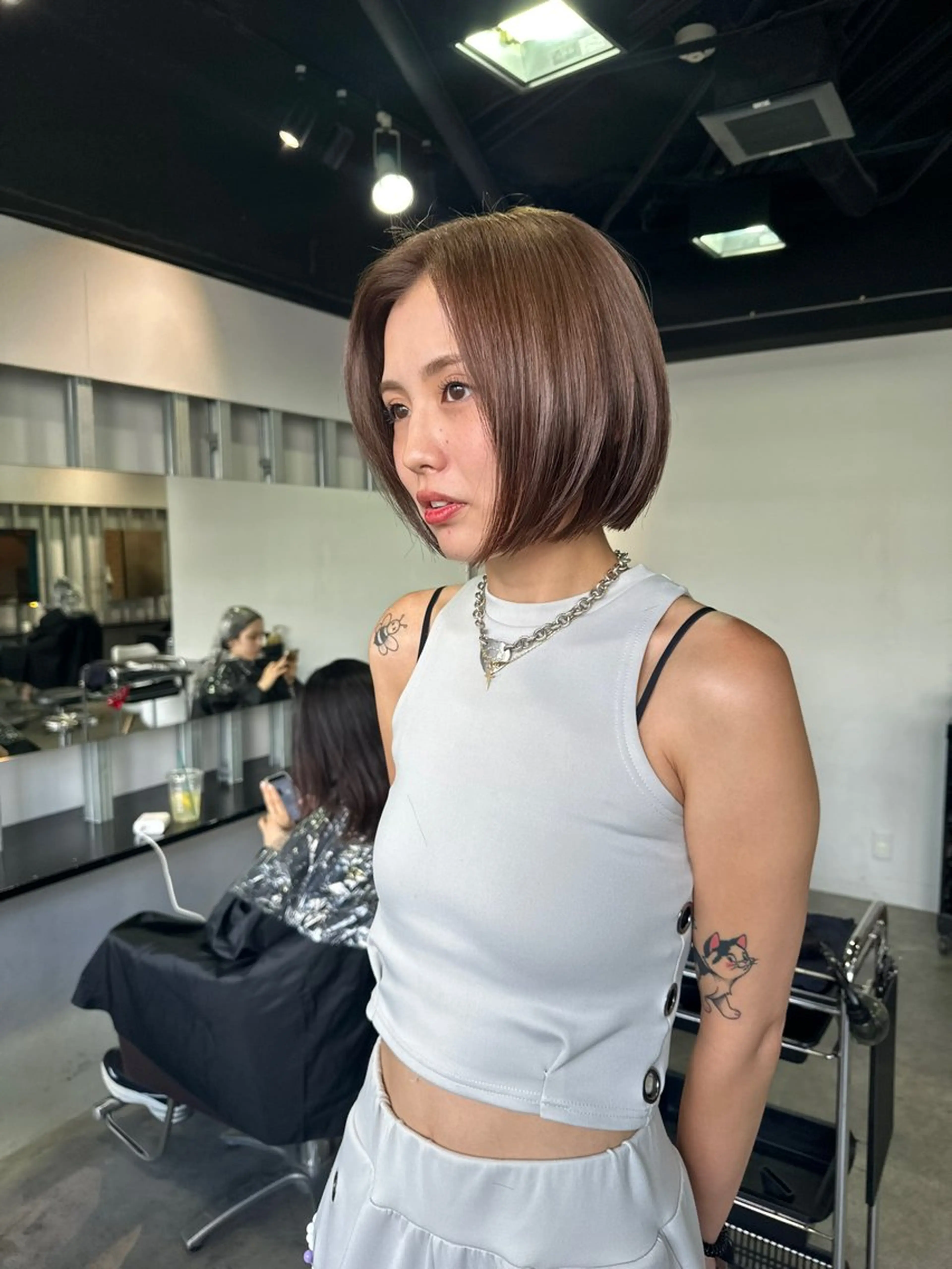 【💛ダメージが気になる方おすすめ💛】🌿ブリーチなしダブルカラー🌿＋保湿treatment✨の写真