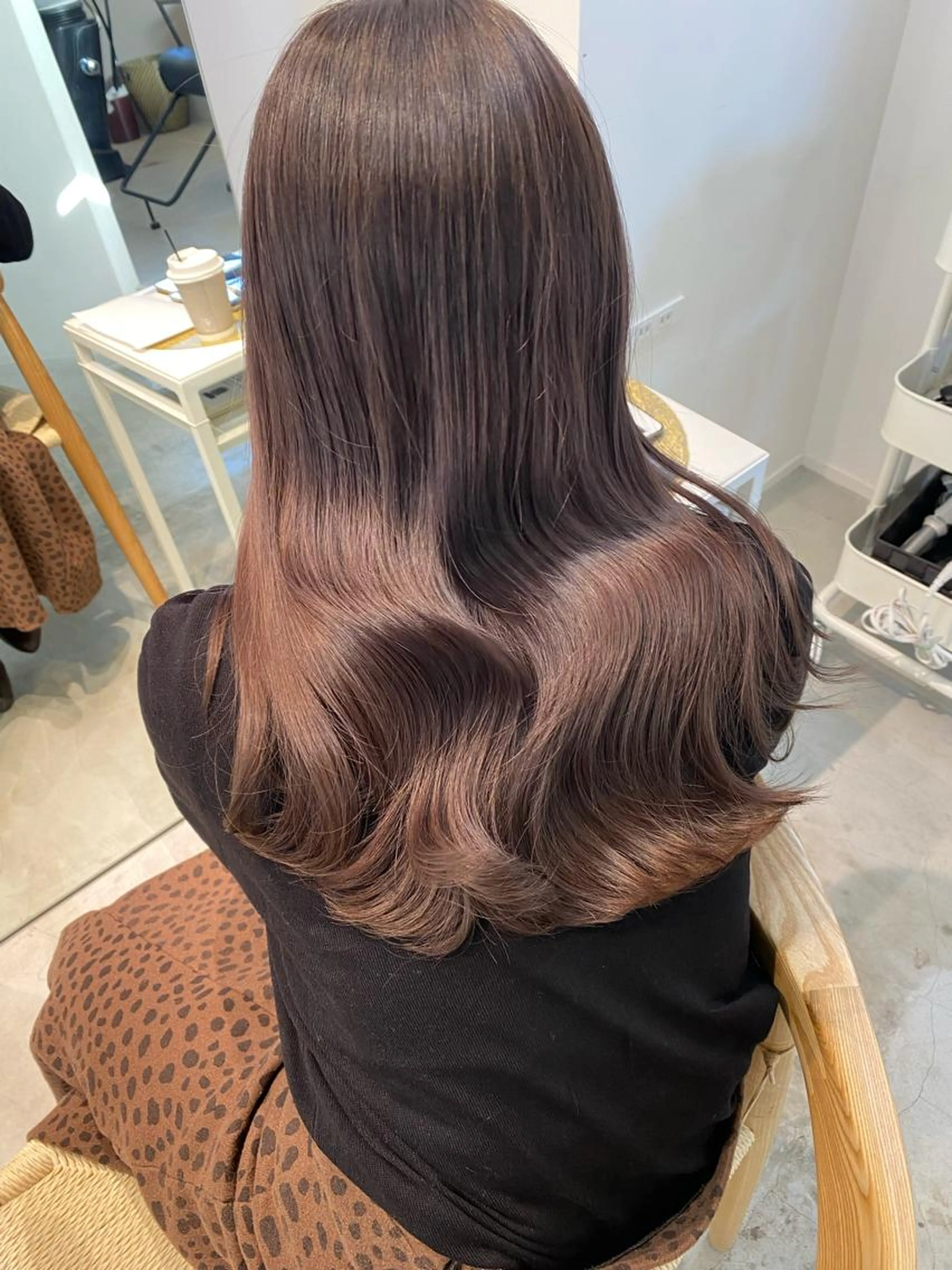 ✲カット＋ヘアカラー＋超音波トリートメントの写真