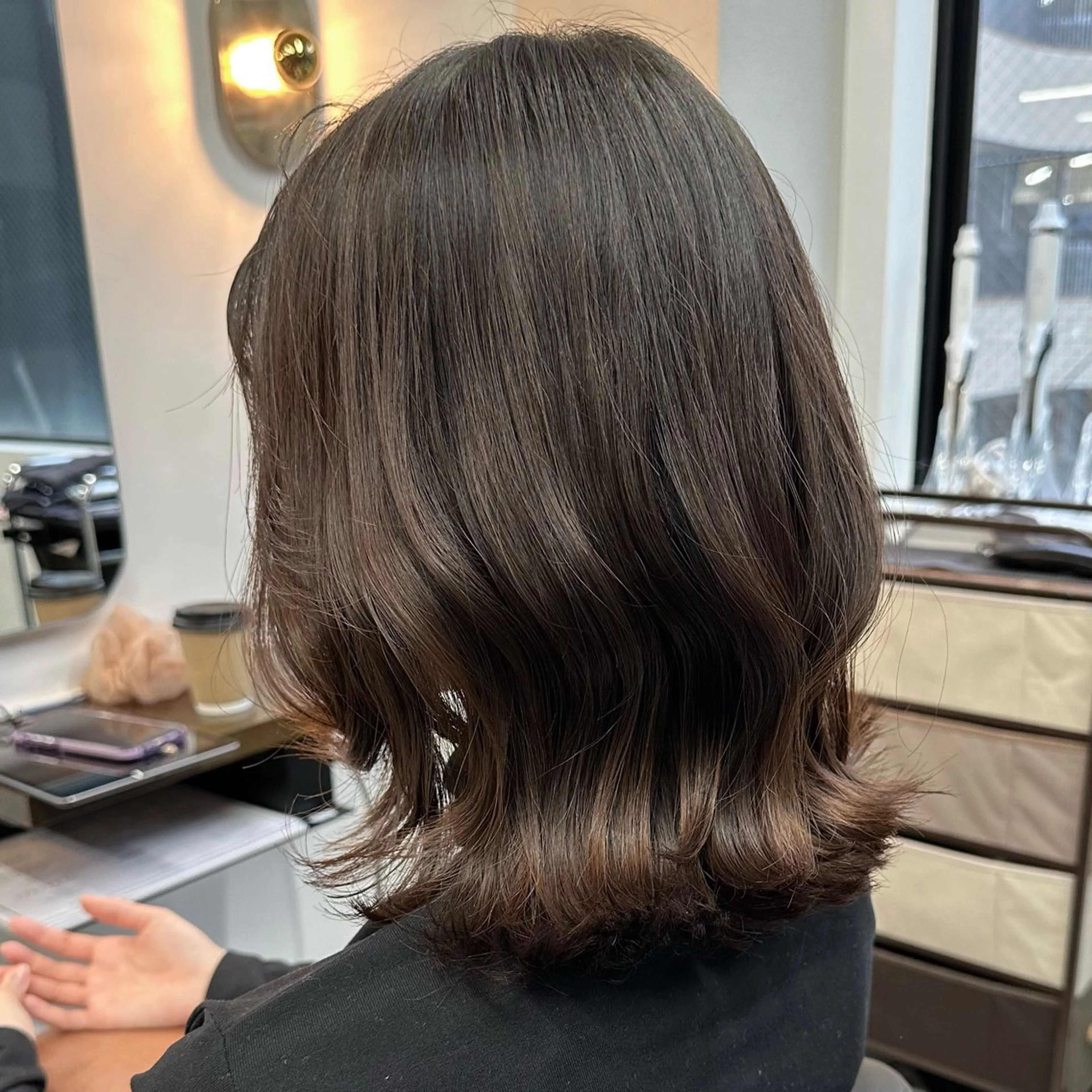 ミディアム カラー 守屋 寿哉のヘアスタイル