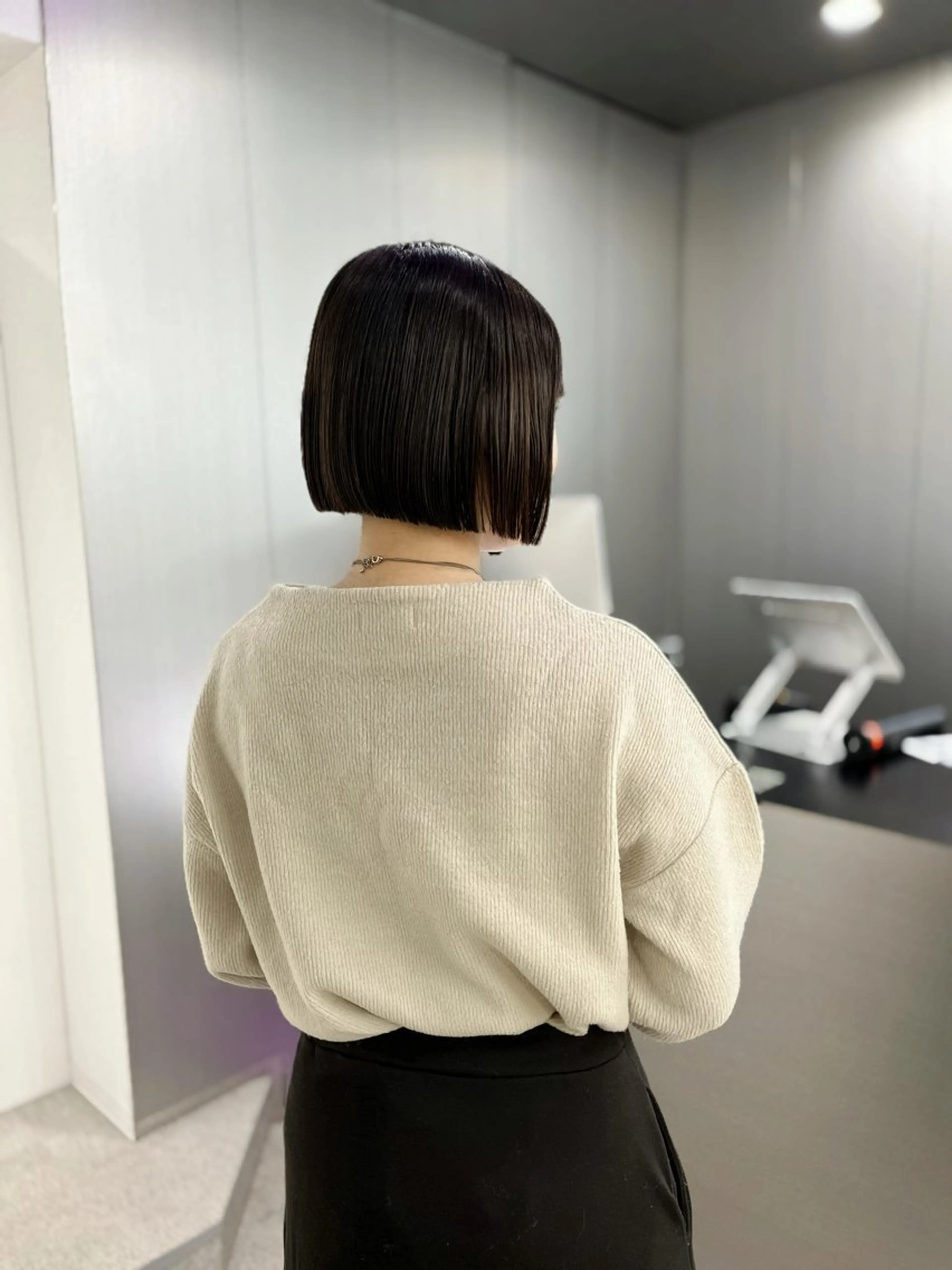 ショート ボブ モテヘア/グレージュ /ボブ/前原汐🎐のヘアスタイル