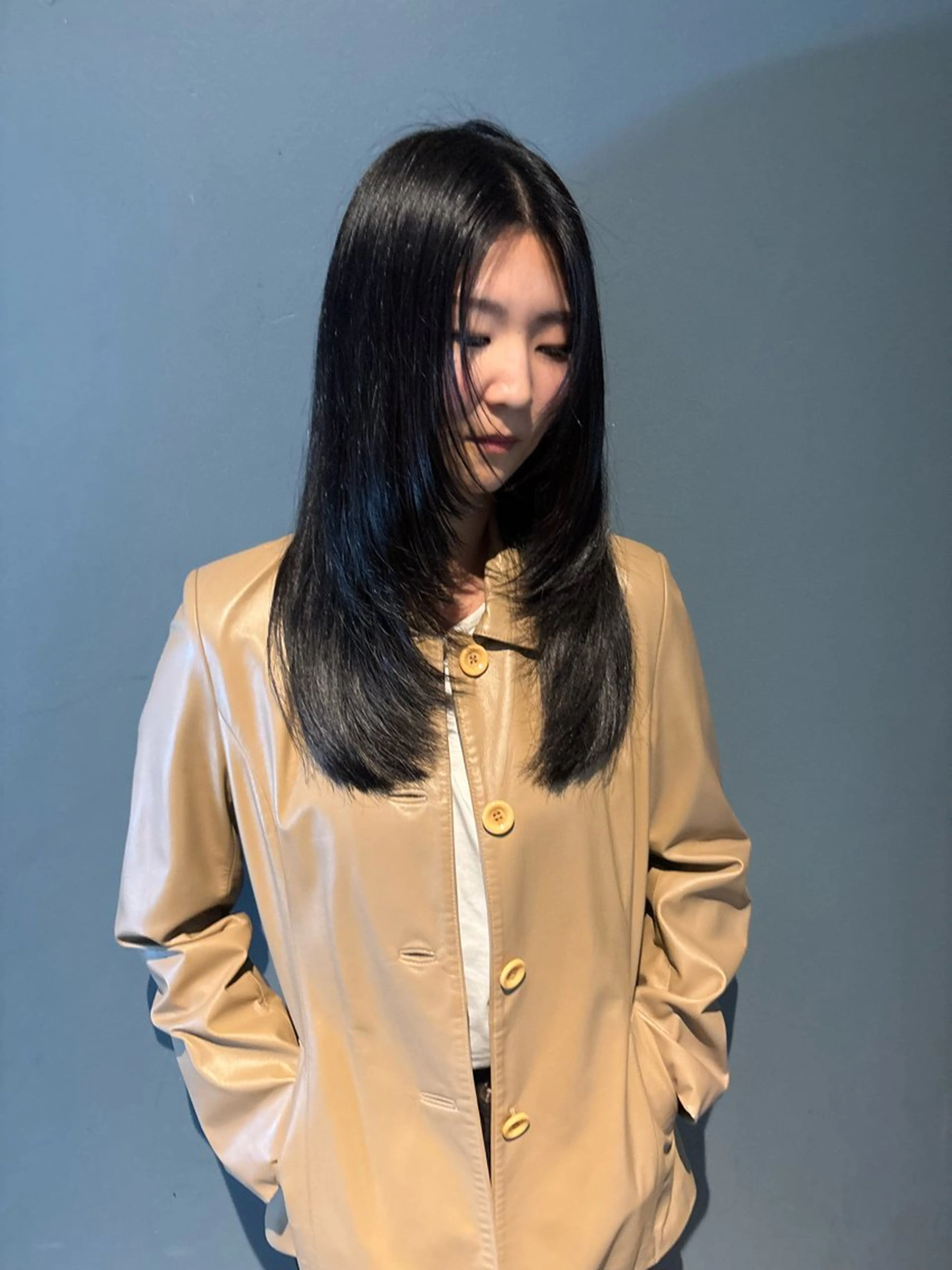 ロング カラー ハイトーン レイヤー🎀meiのヘアスタイル