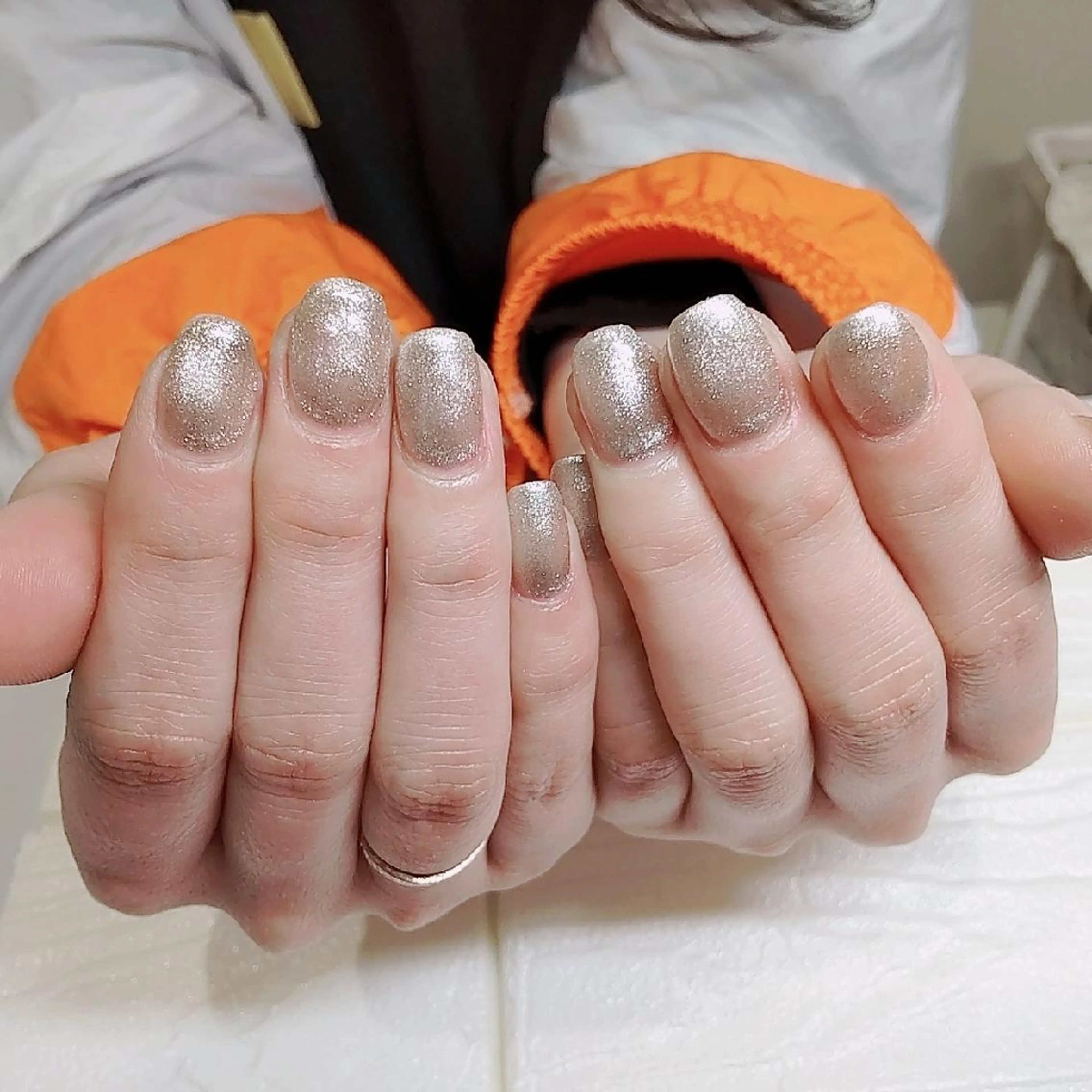 ネイル マグネットネイル ハンドネイル infinity skyのネイルデザイン