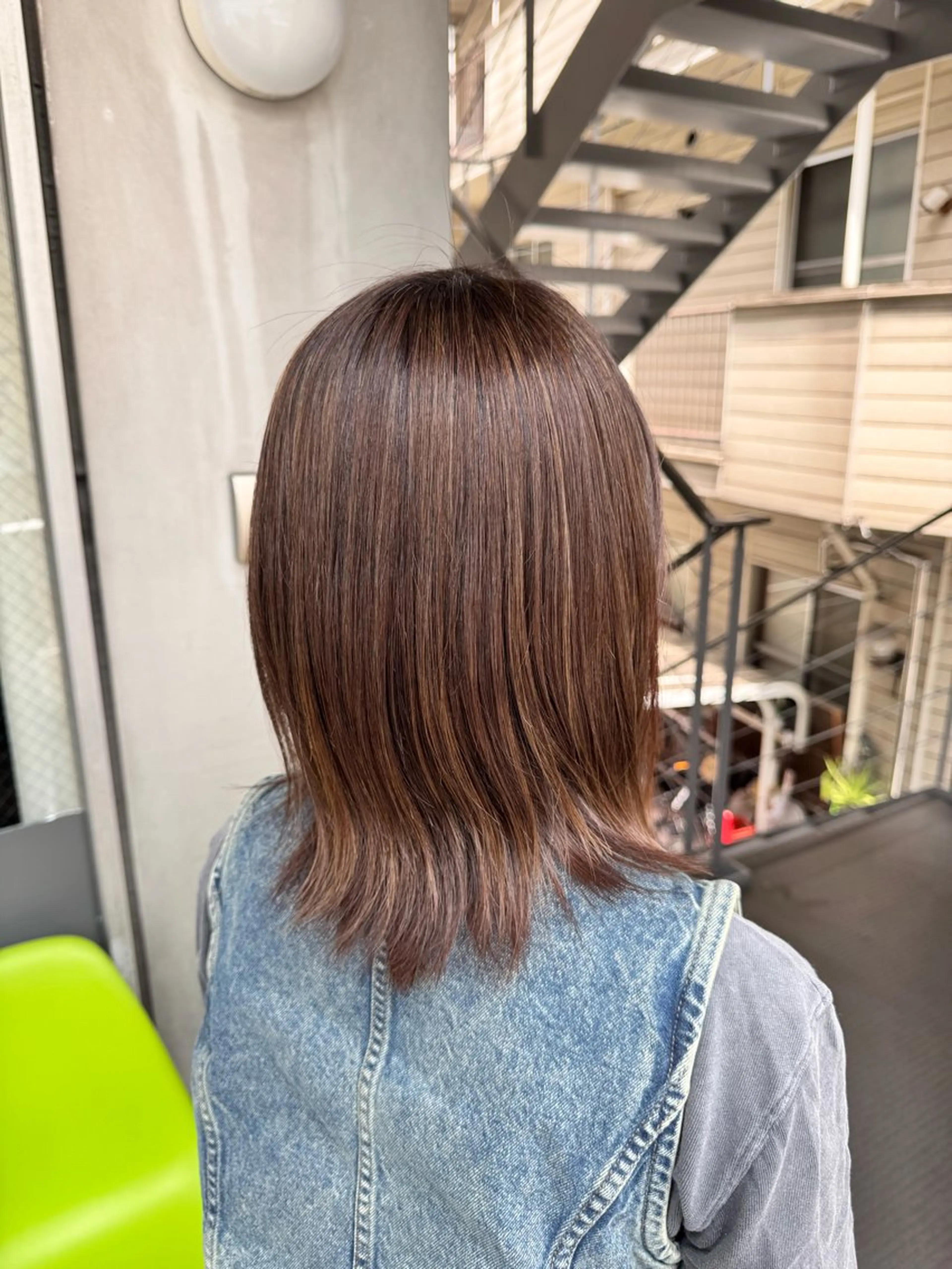 カラー 河田 愛菜のヘアスタイル