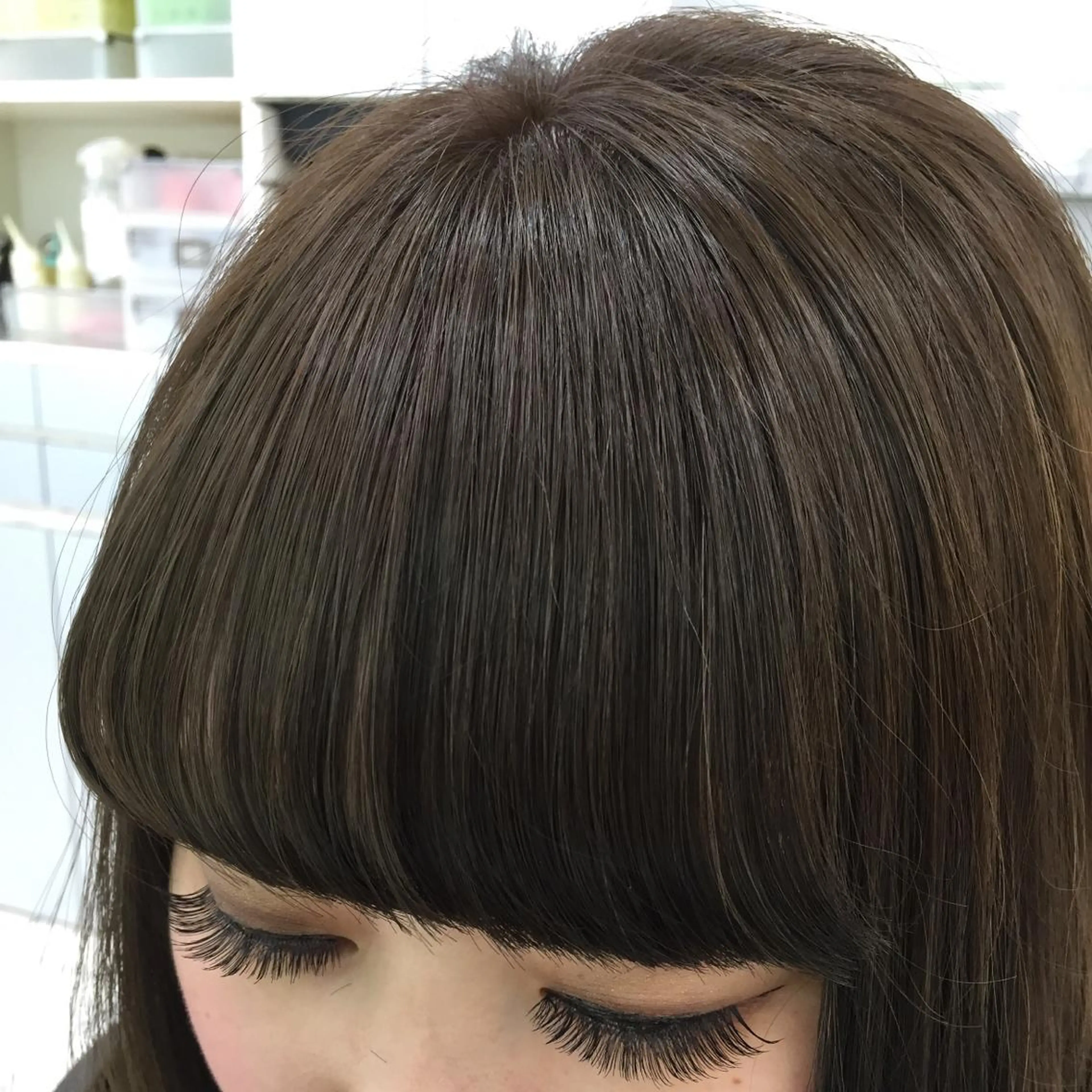 ミディアム カラー 渡邉 ケイジのヘアスタイル