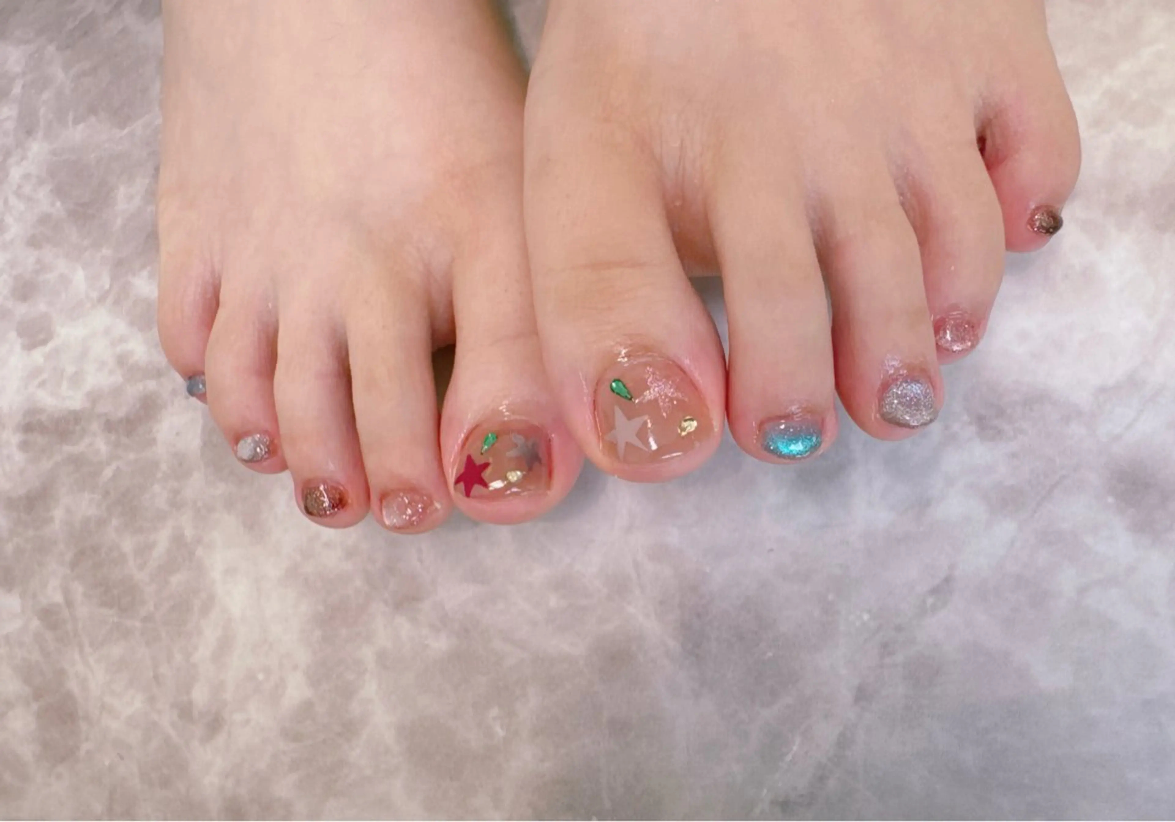 ネイル フットネイル olim nailspaceのネイルデザイン