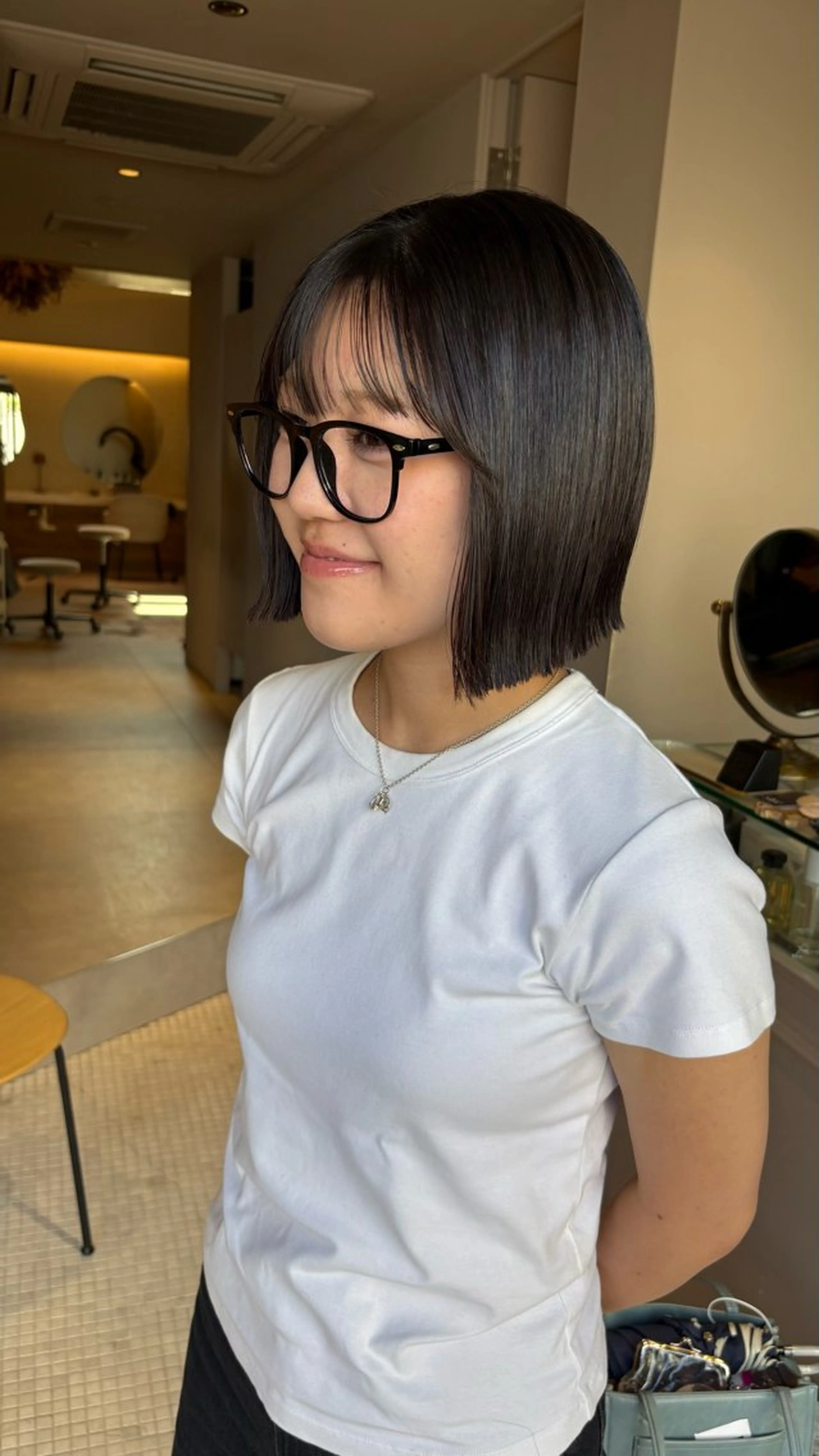 ショート 《無料カットモデル / perm》ナミのヘアスタイル