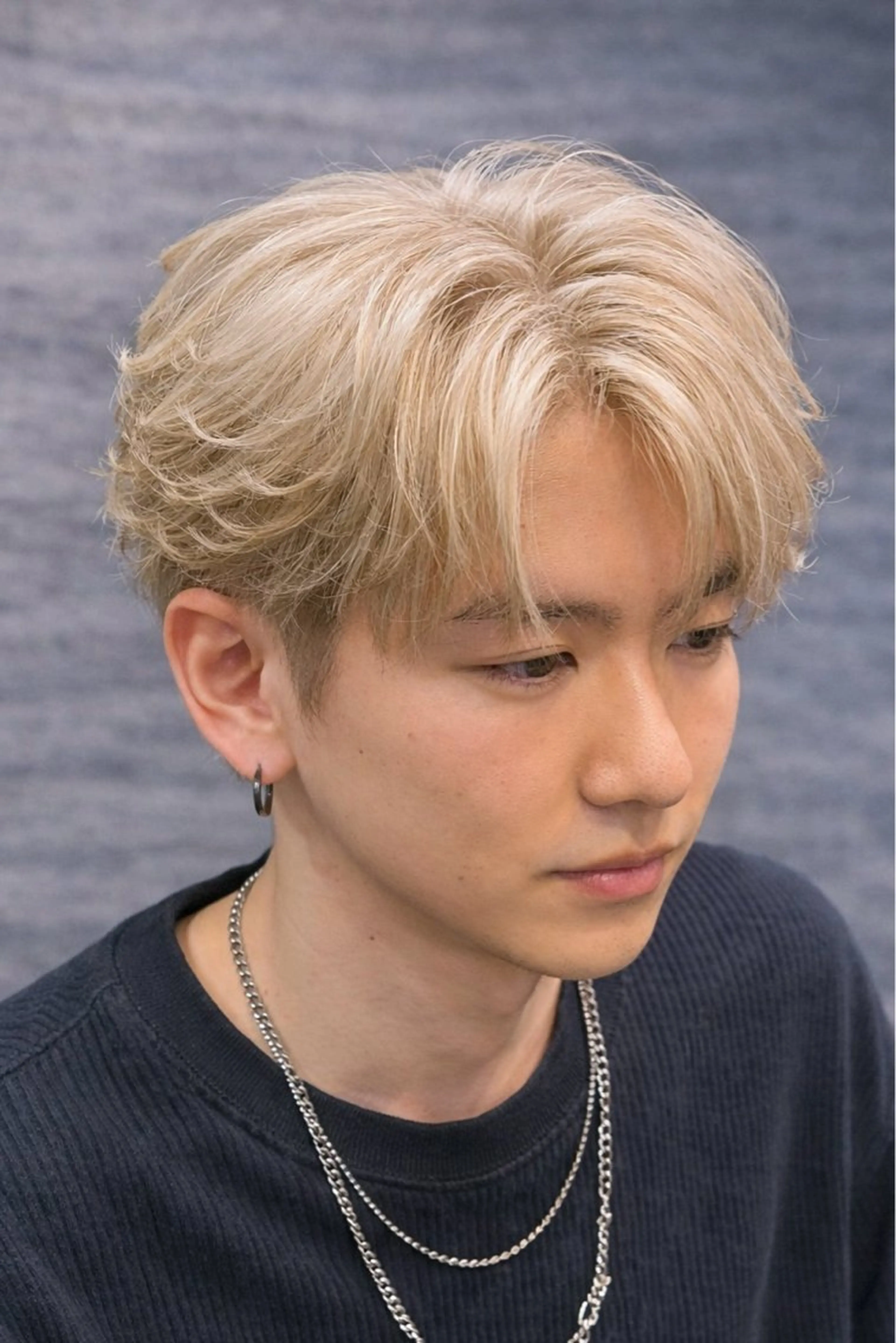 ショート カラー パーマ メンズ特化/フェザー /パーマ/伊勢元のヘアスタイル