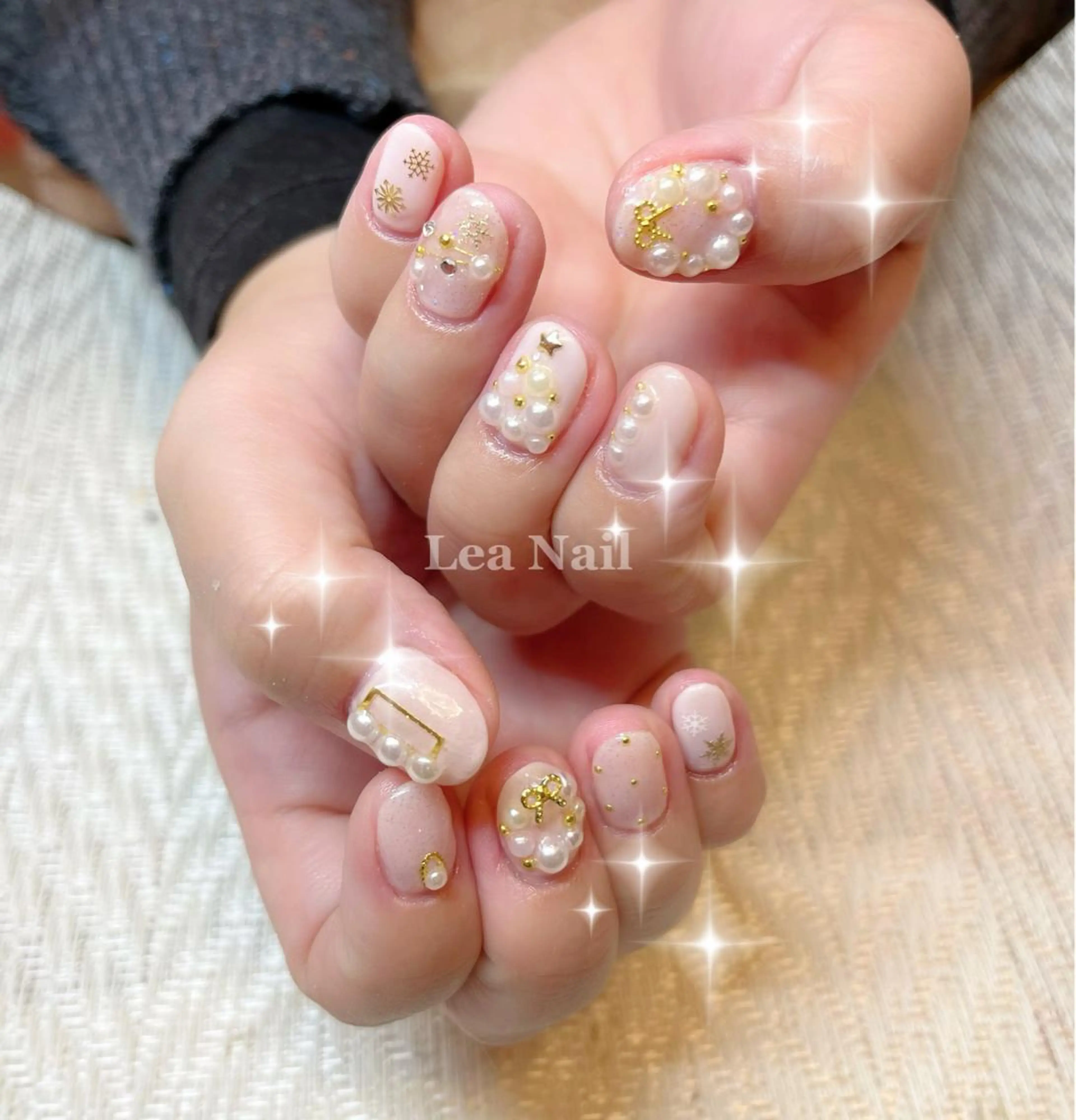 ネイル 冬ネイル クリスマス Lea Nailのネイルデザイン