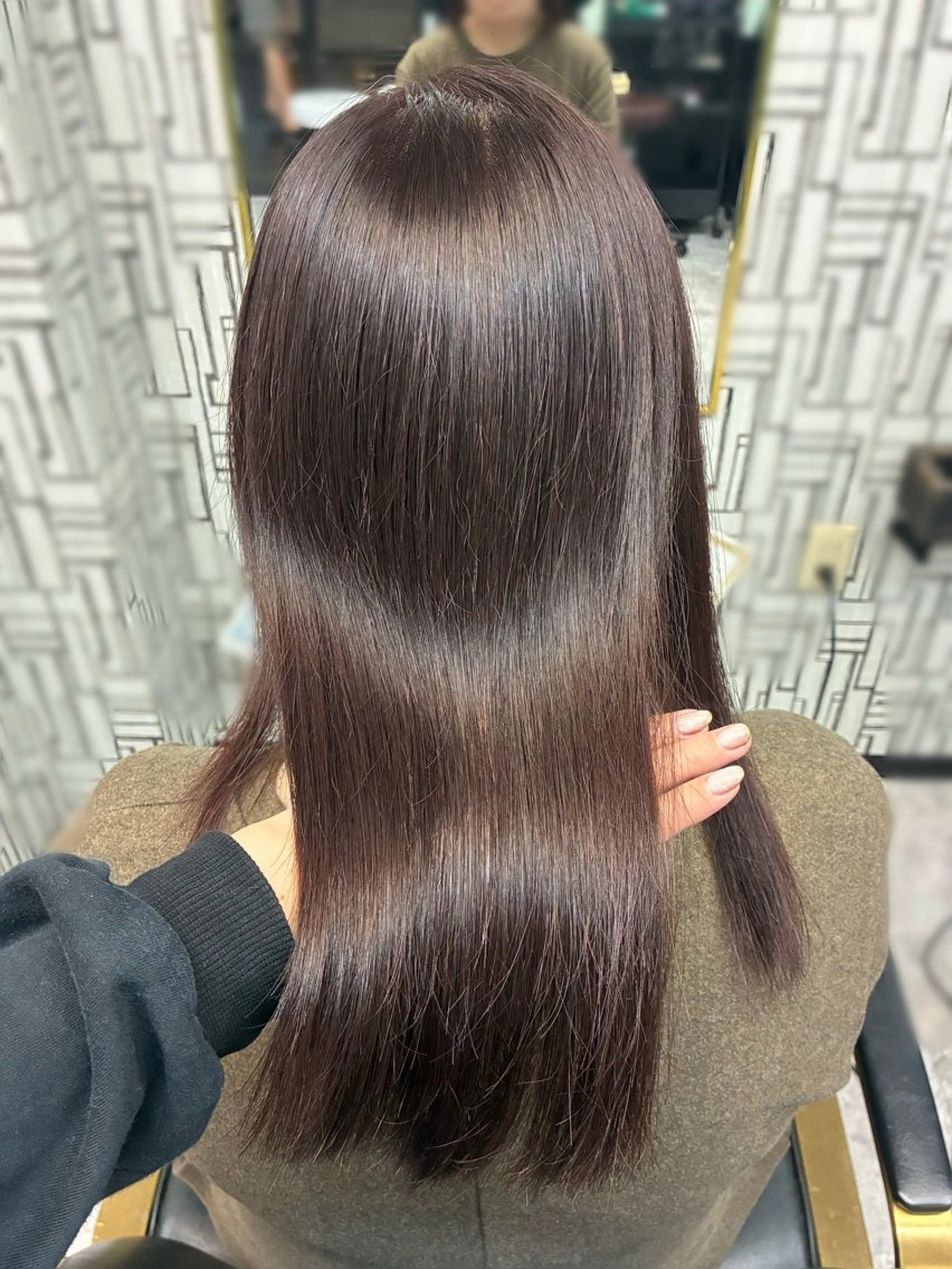 ロング ヘアカラー 北村 理奈のヘアスタイル