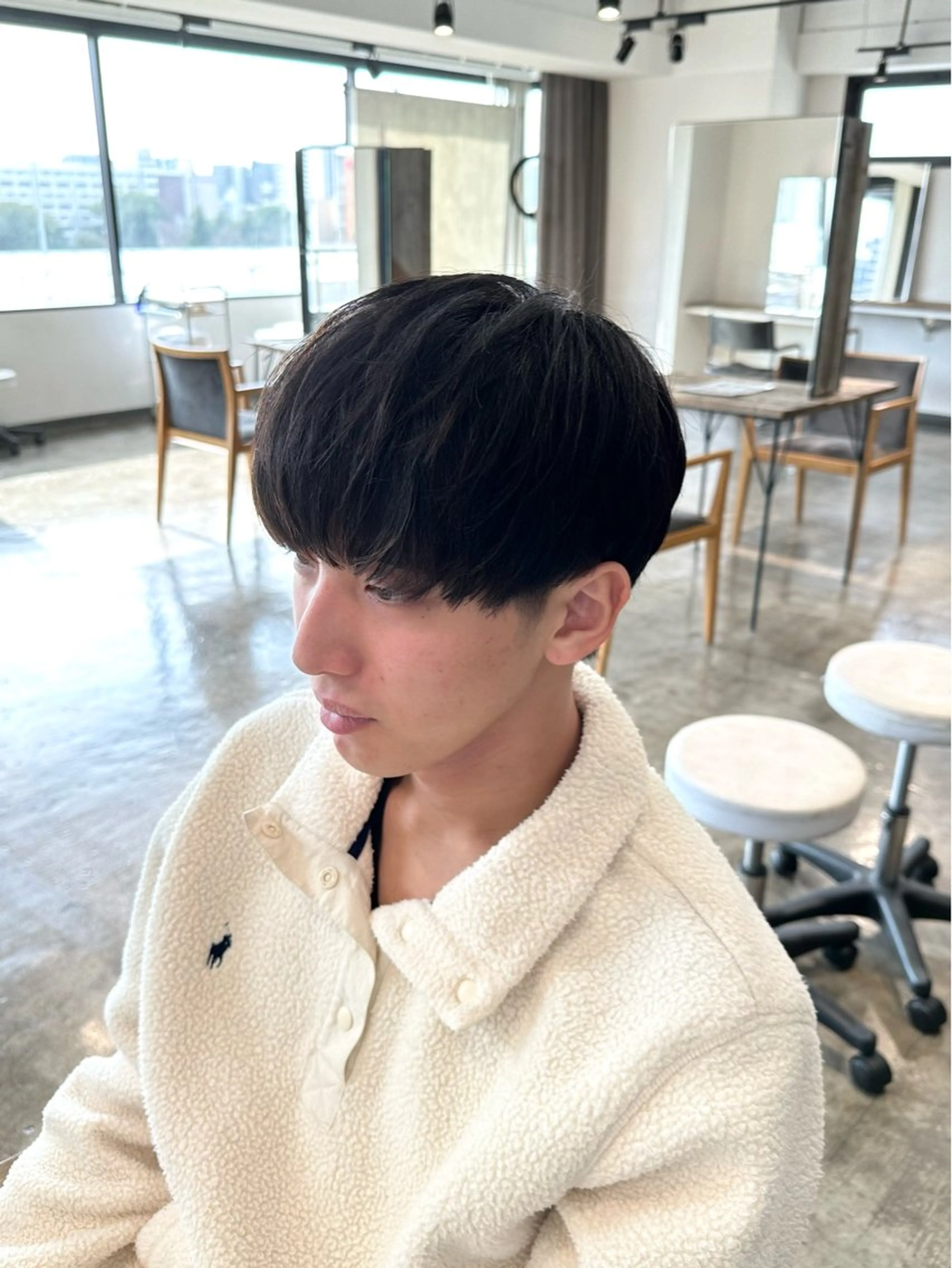 メンズ マッシュ メンズパーマ 刈り上げ カット 骨格補正施術/メンズ 専門美容師/YUYAのヘアスタイル