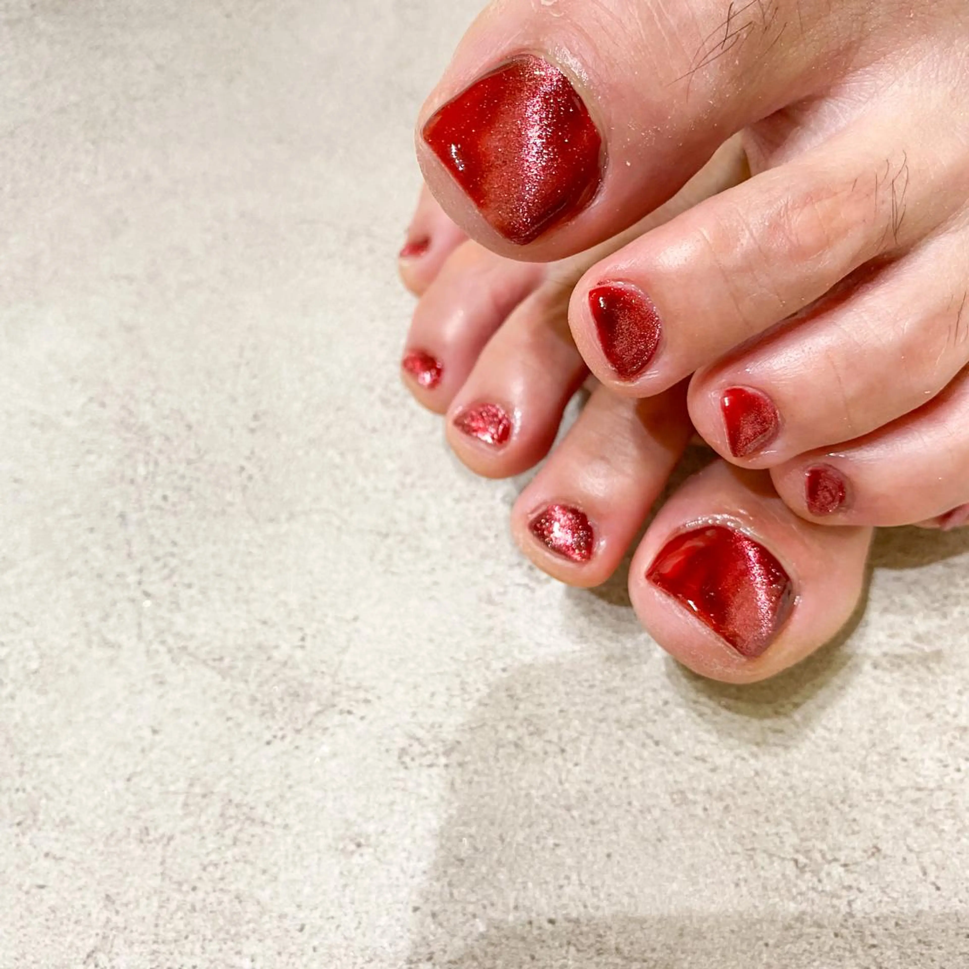 ネイル ゴテゴテ💙ワンホン リオナのネイルデザイン