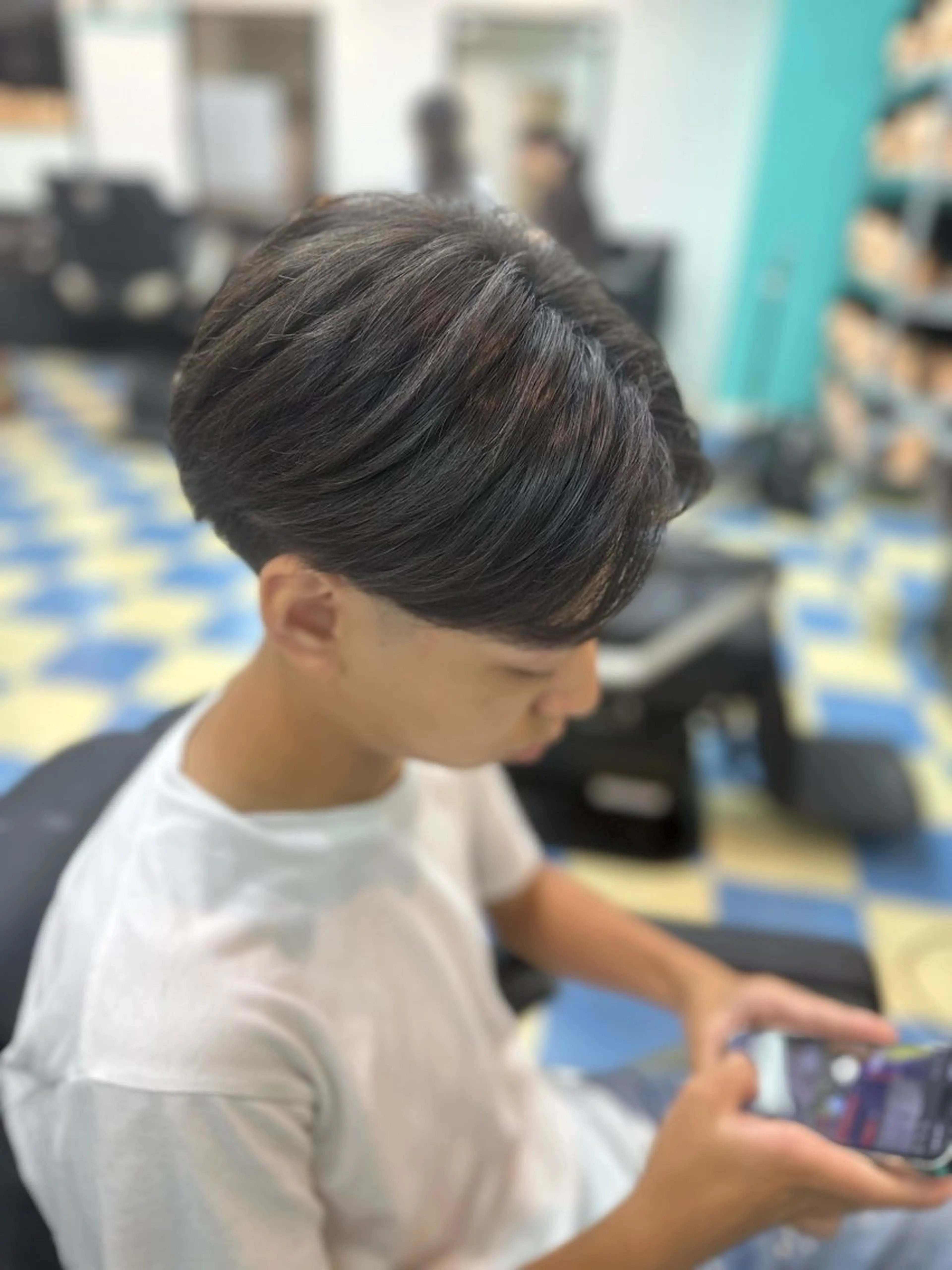 メンズ センターパート メンズパーマ メンズ特化/フェード /パーマ/かいりのヘアスタイル