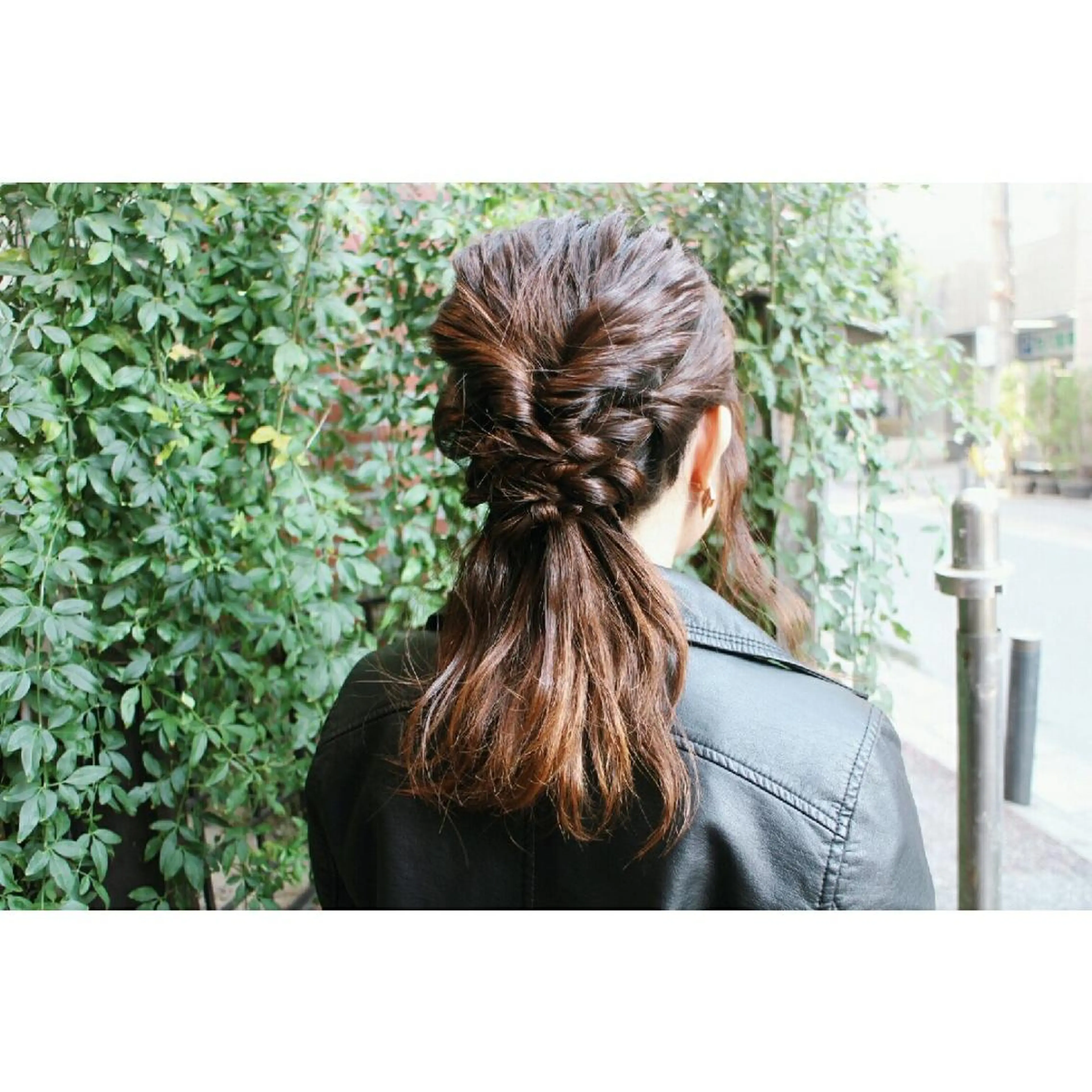 ヘアアレンジ Click所属・クニモトハルナ ボブ/柔らかカラーのヘアスタイル