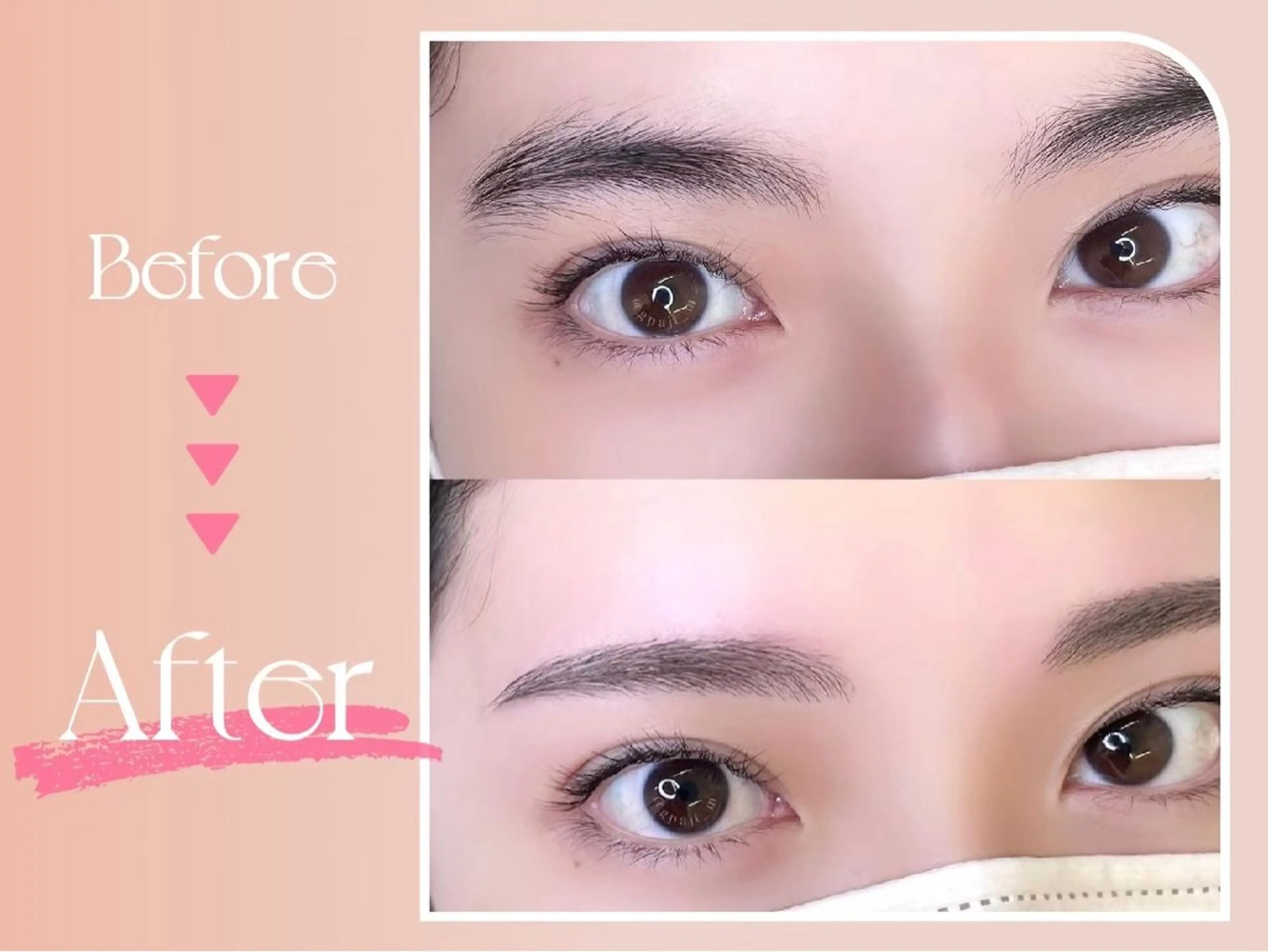 ハリウッドブロウリフトの写真