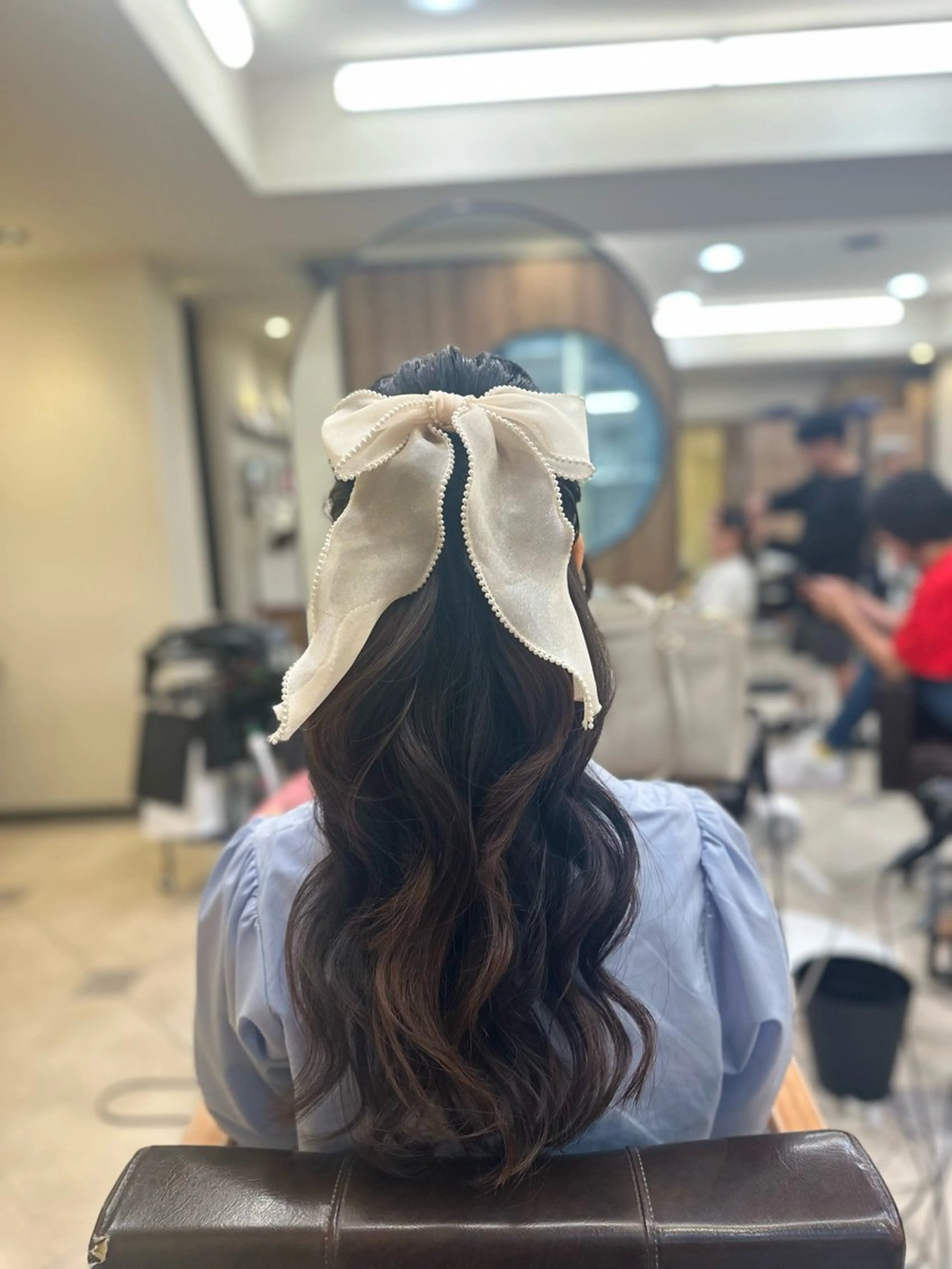 ロング ヘアアレンジ 韓国風ヘア DTEEL所属・山本 かおりのヘアスタイル