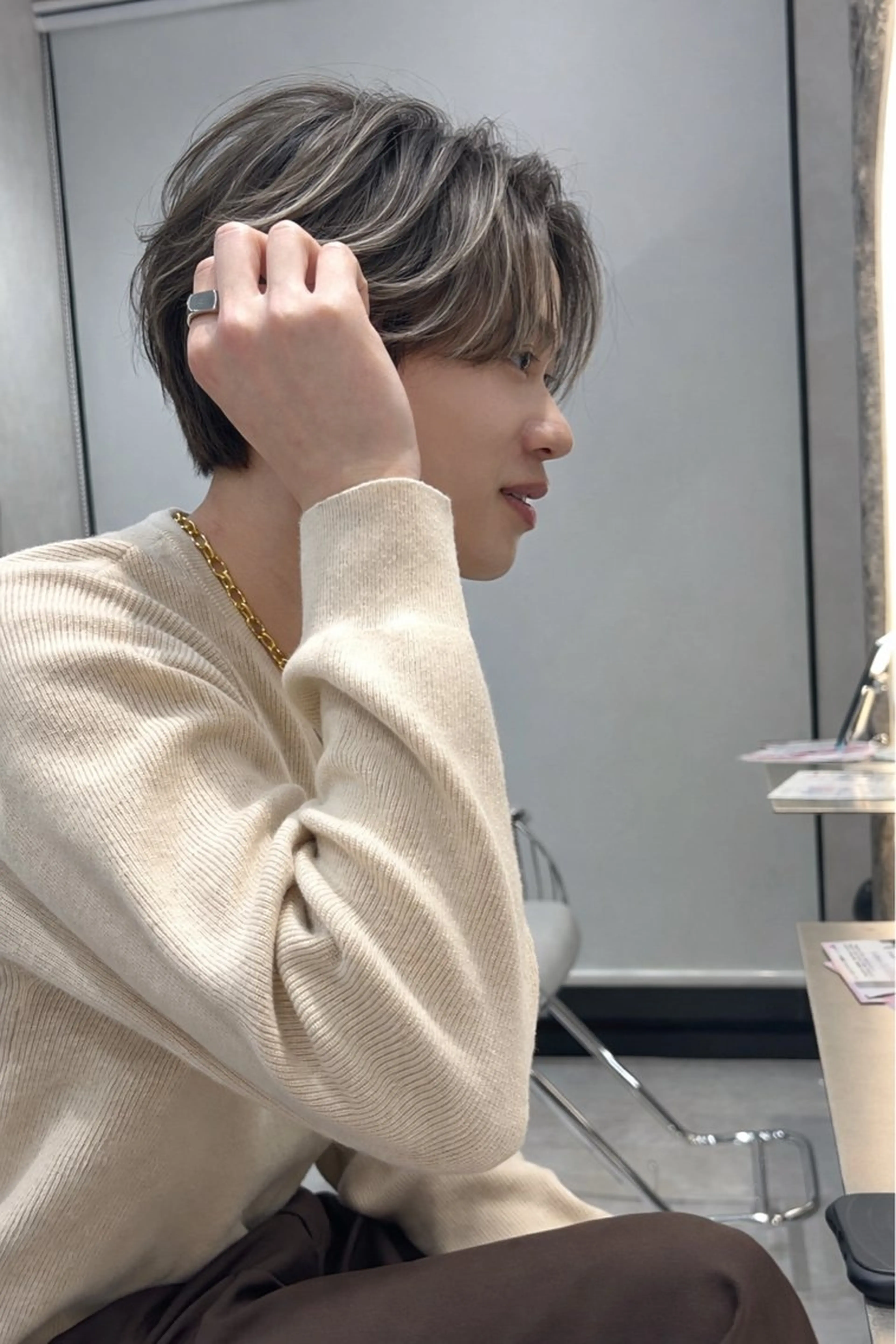 ショート ヘアカラー 髪質改善サロン Aster 天神大名店 【アスター】所属・ヒナ/アイドル再現 ヘア/メンズヘア🦋のヘアスタイル