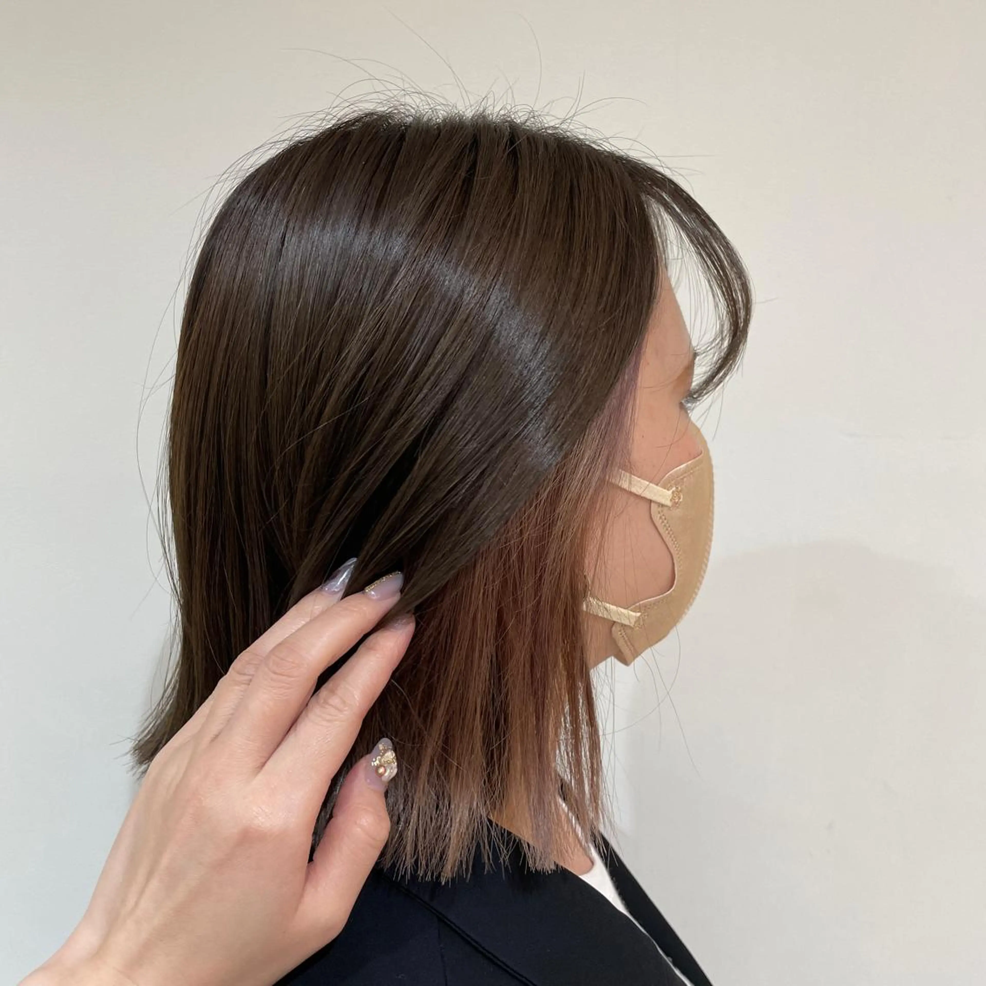 ショート カラー インナーカラー ヘアカラー 透明感カラー/ 韓国風🌿RIKOのヘアスタイル