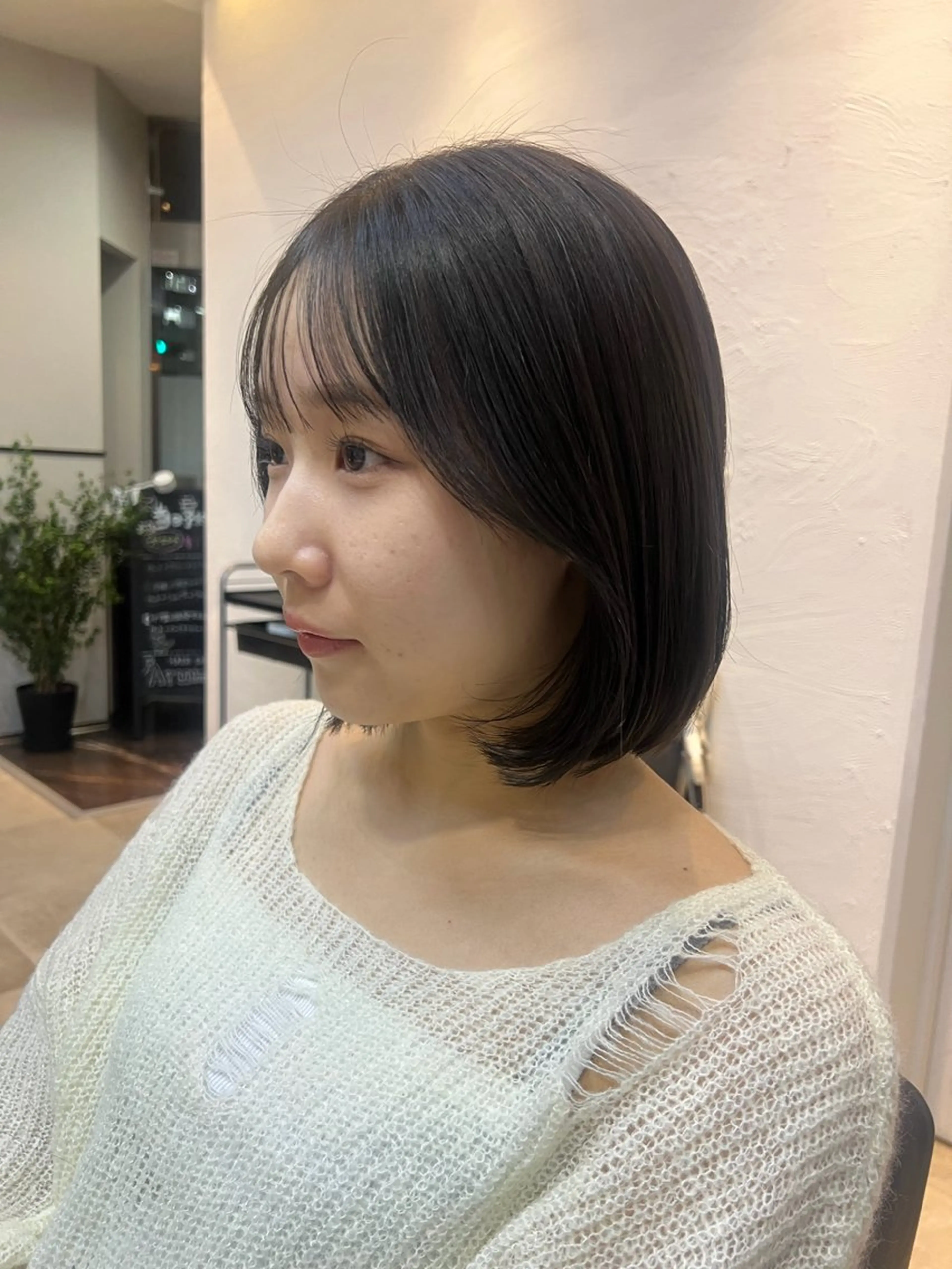 ミディアム カラー 🥀韓国ヘア🥀 宮津真菜のヘアスタイル