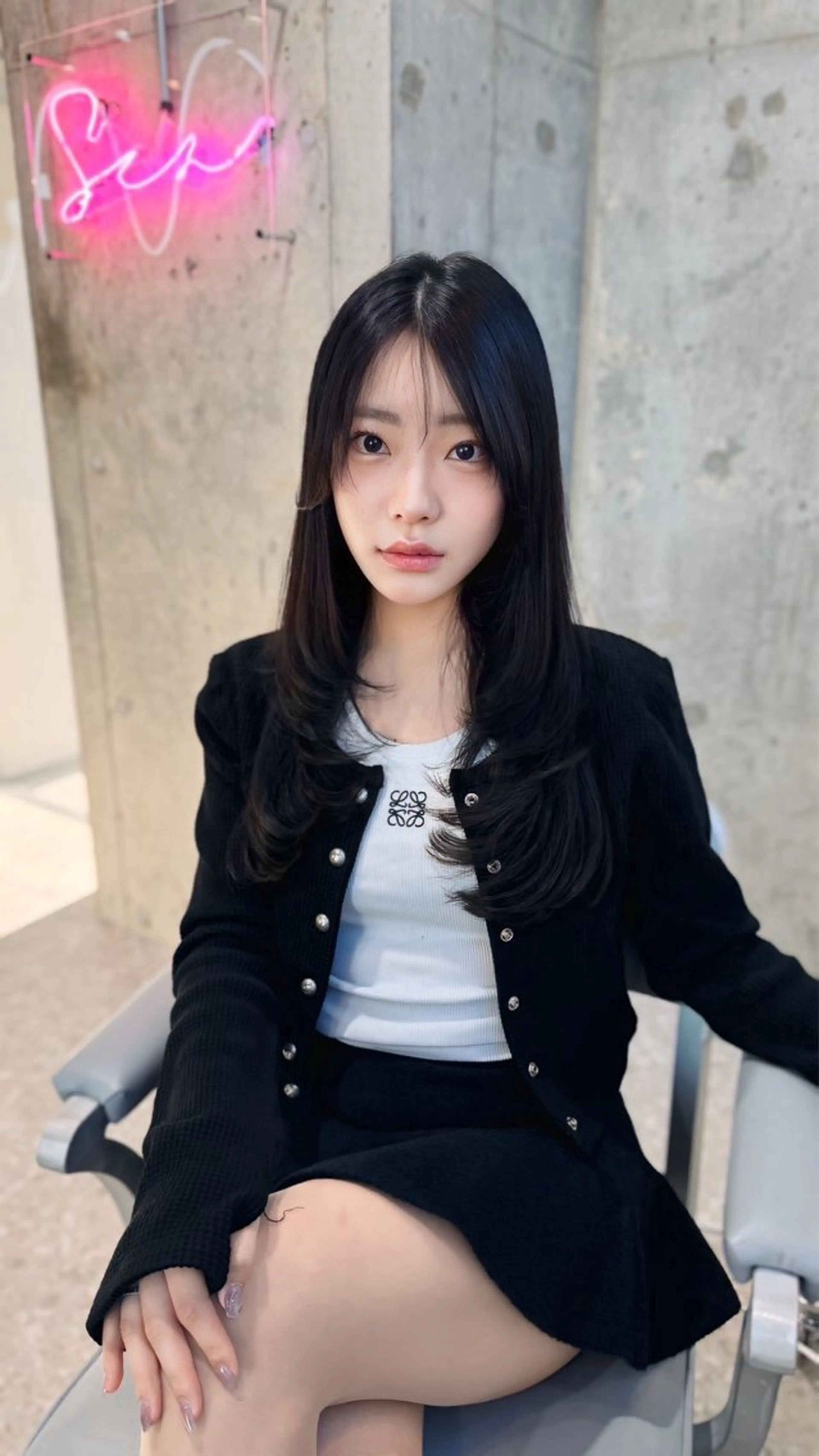 ロング カラー 🩶 HARUKA/ 韓国美髪ヘア🩶のヘアスタイル