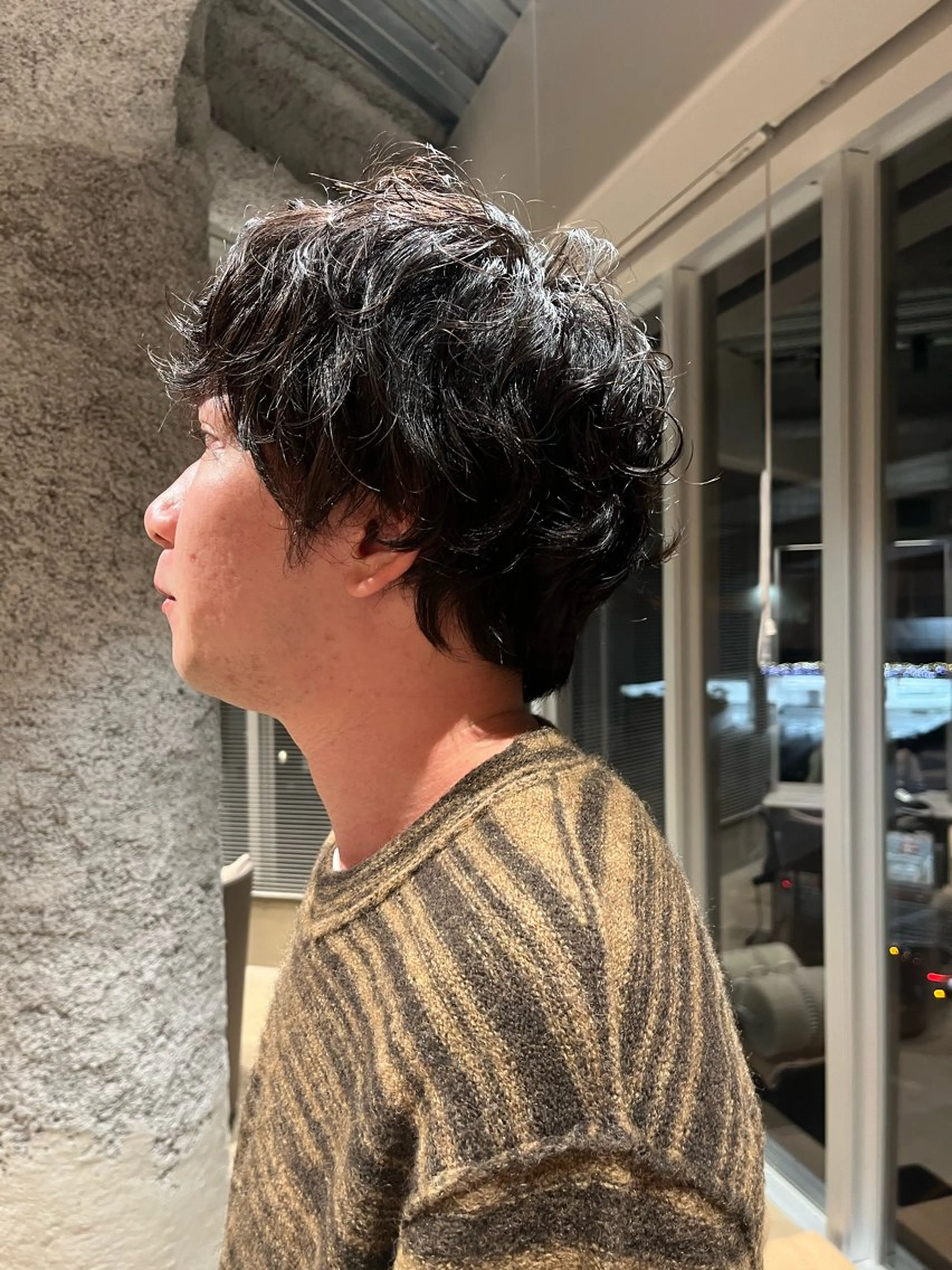ショート パーマ メンズ 内田 海香のヘアスタイル