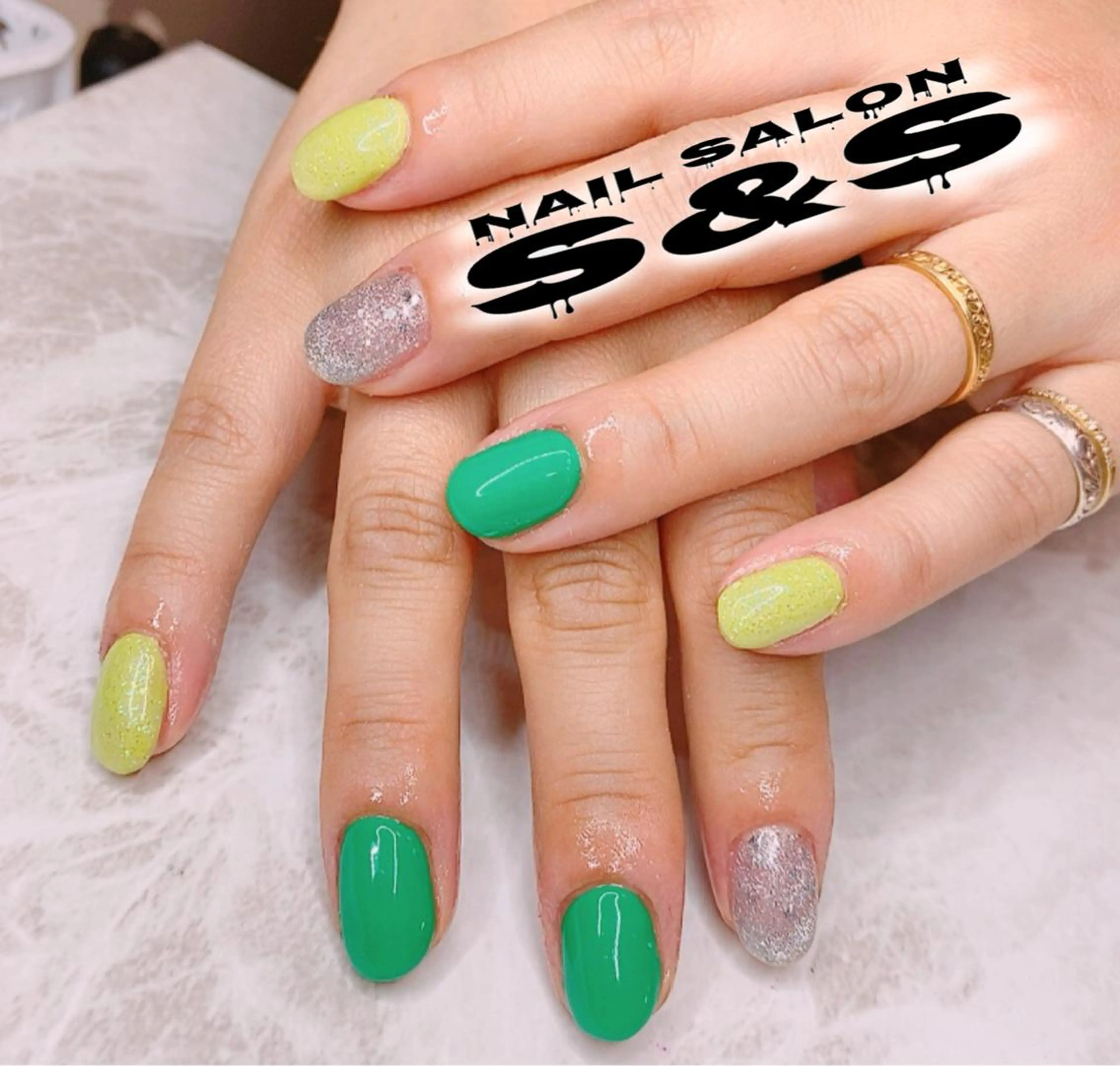 ネイル 長さ出し メンズネイル 持ち込み スカルプネイル S&S 村田小百合のネイルデザイン