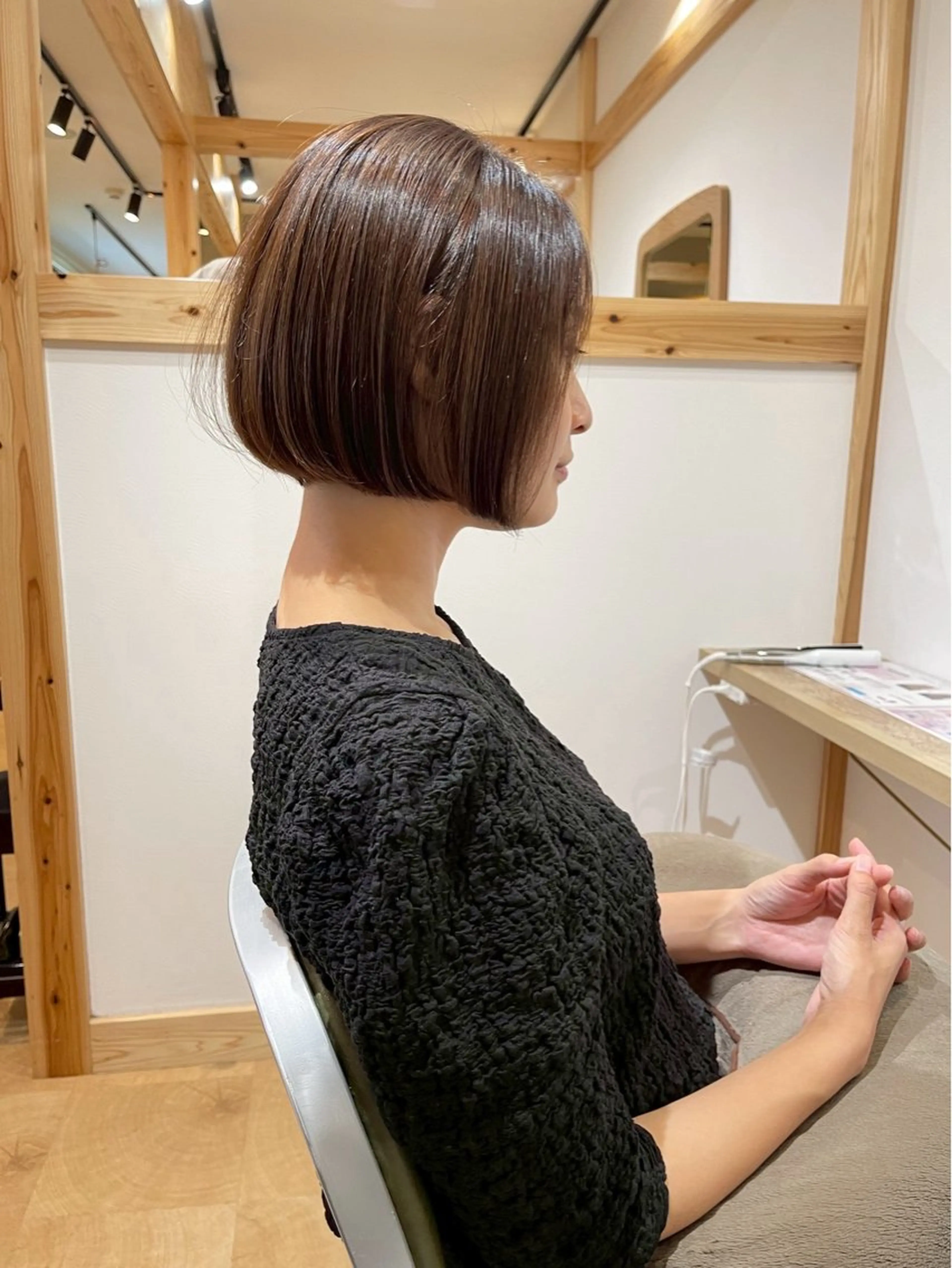 ✂️ボブカット🎀✨️➕🧴ミルボン保湿トリートメント🧴の写真
