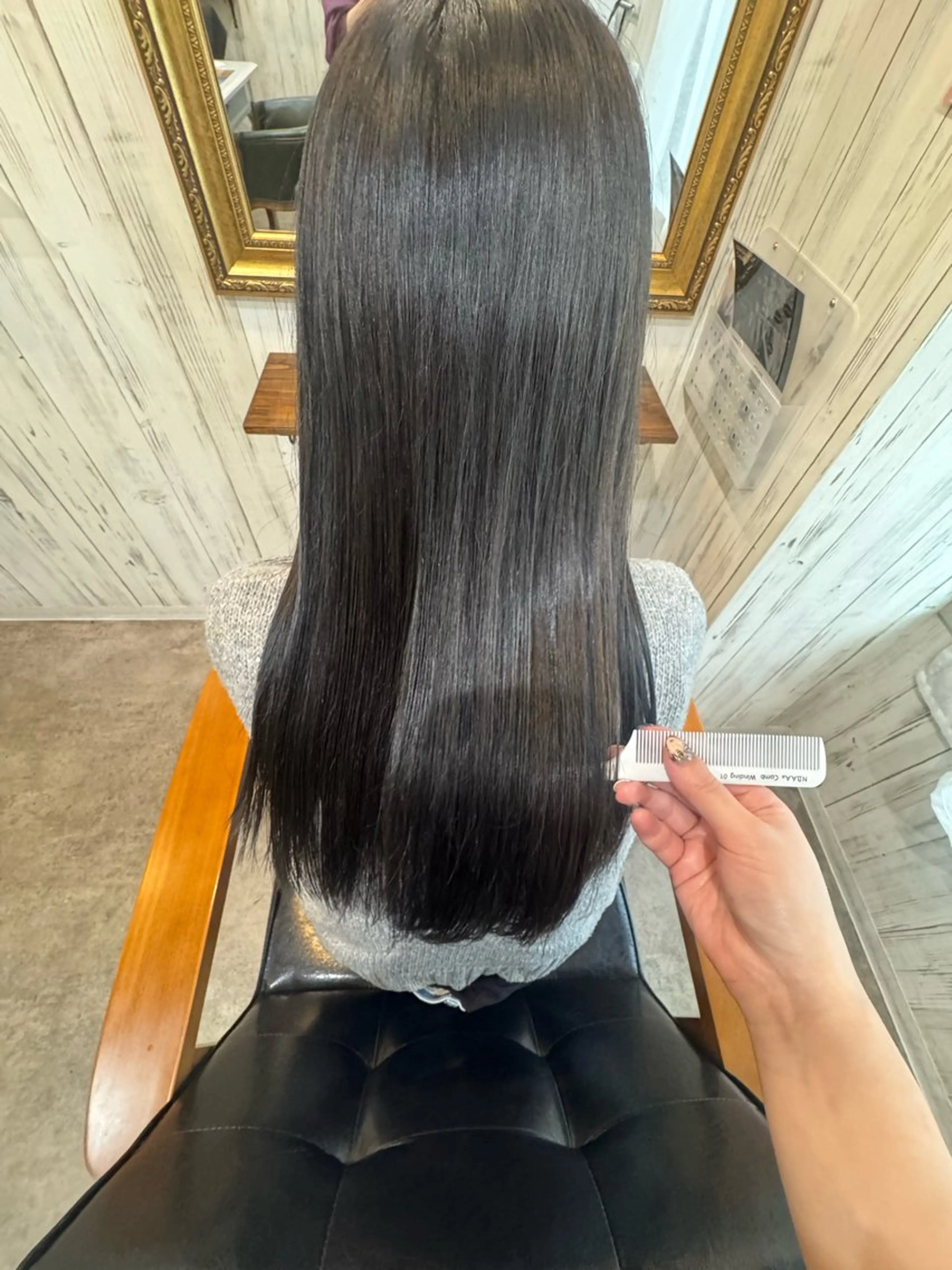 ロング パーマ 酸性ストレート ストレートパーマ Fuu.by lupine所属・16日空きあり 🌟misatoのヘアスタイル