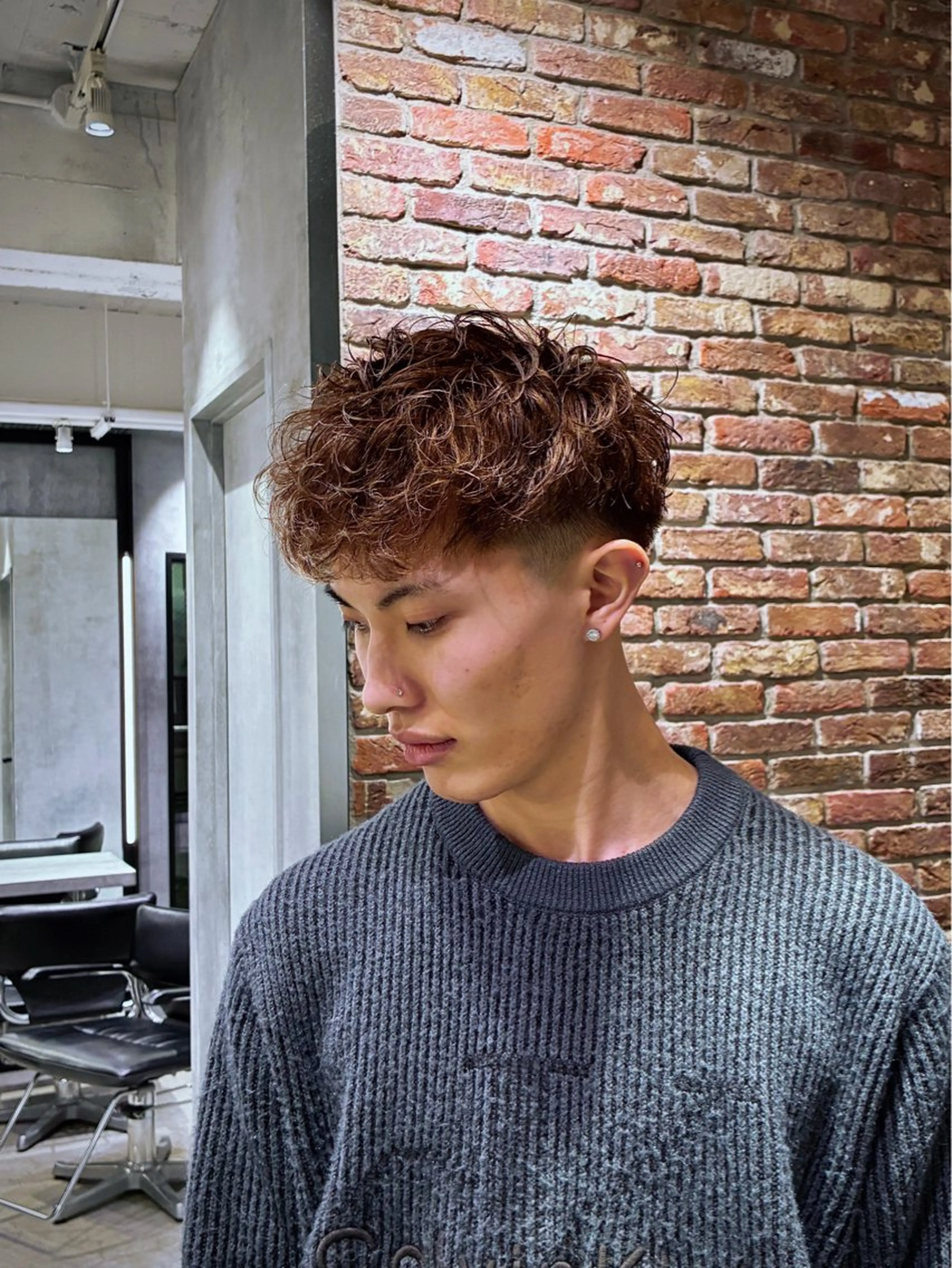 ショート パーマ メンズ パーマ メンズスパイキー特化 ayumuのヘアスタイル