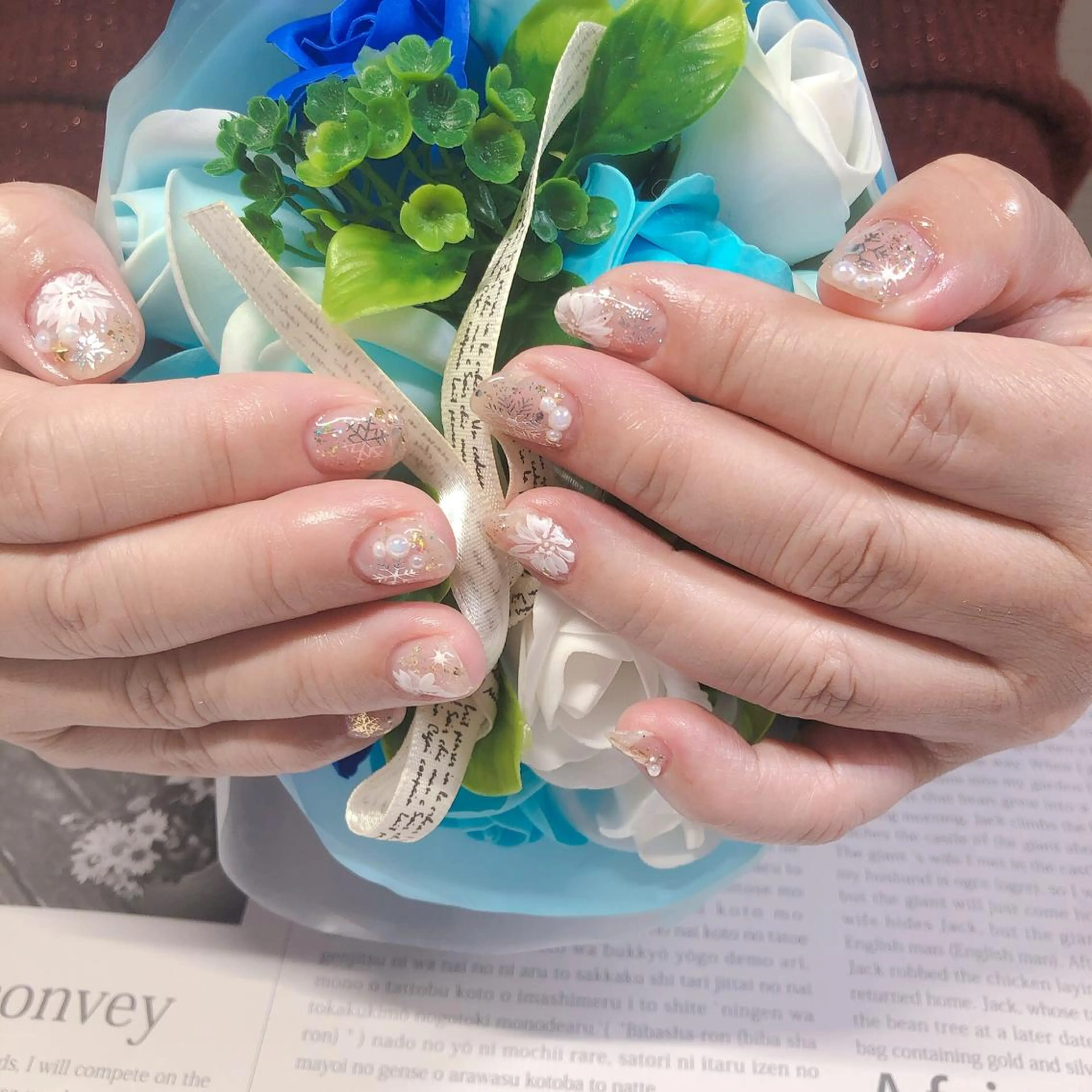 ネイル 持ち込み 奥園 良恵のネイルデザイン