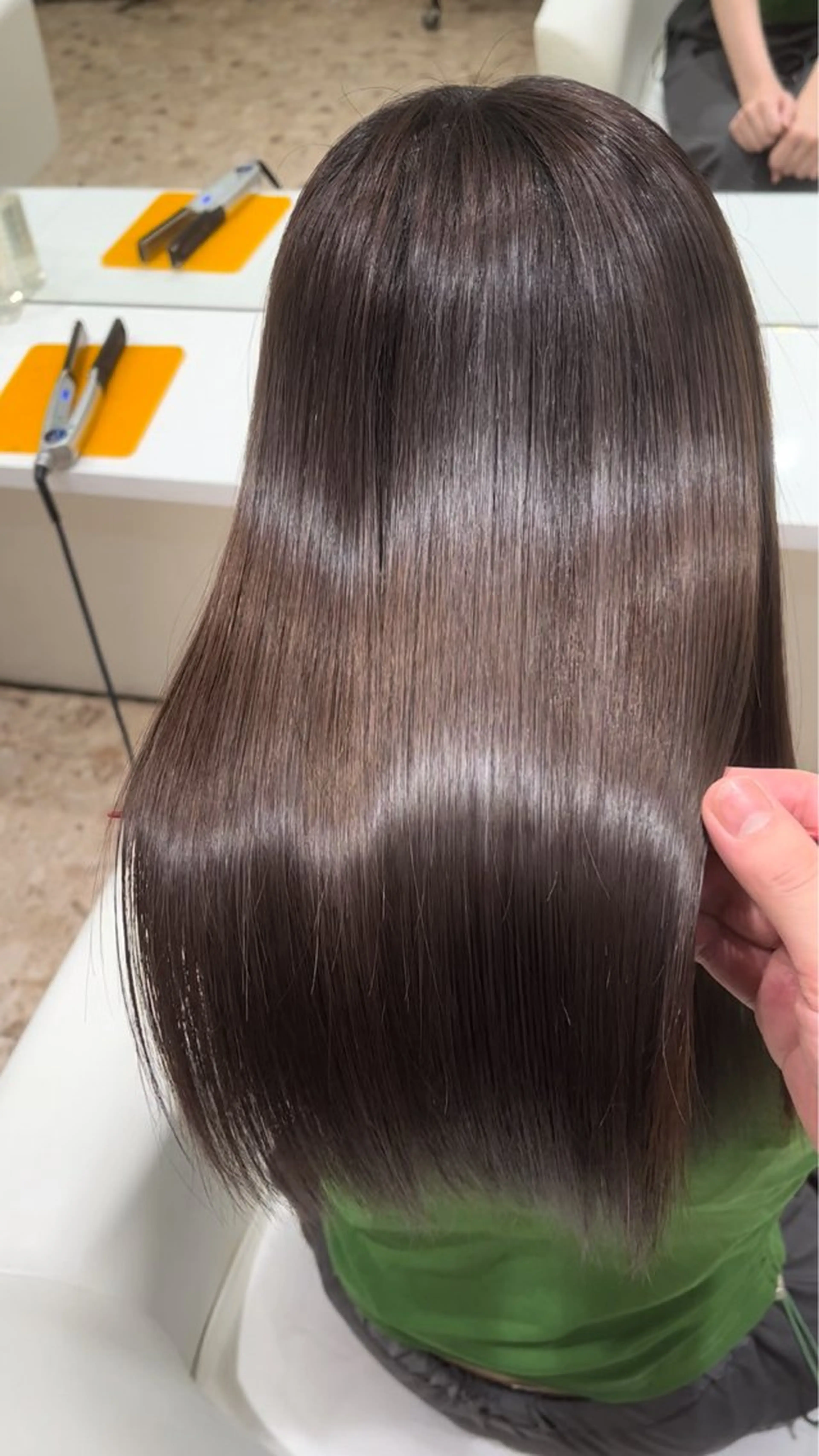 ロング 縮毛矯正 トリートメント 店長/藤原 季矢のヘアスタイル