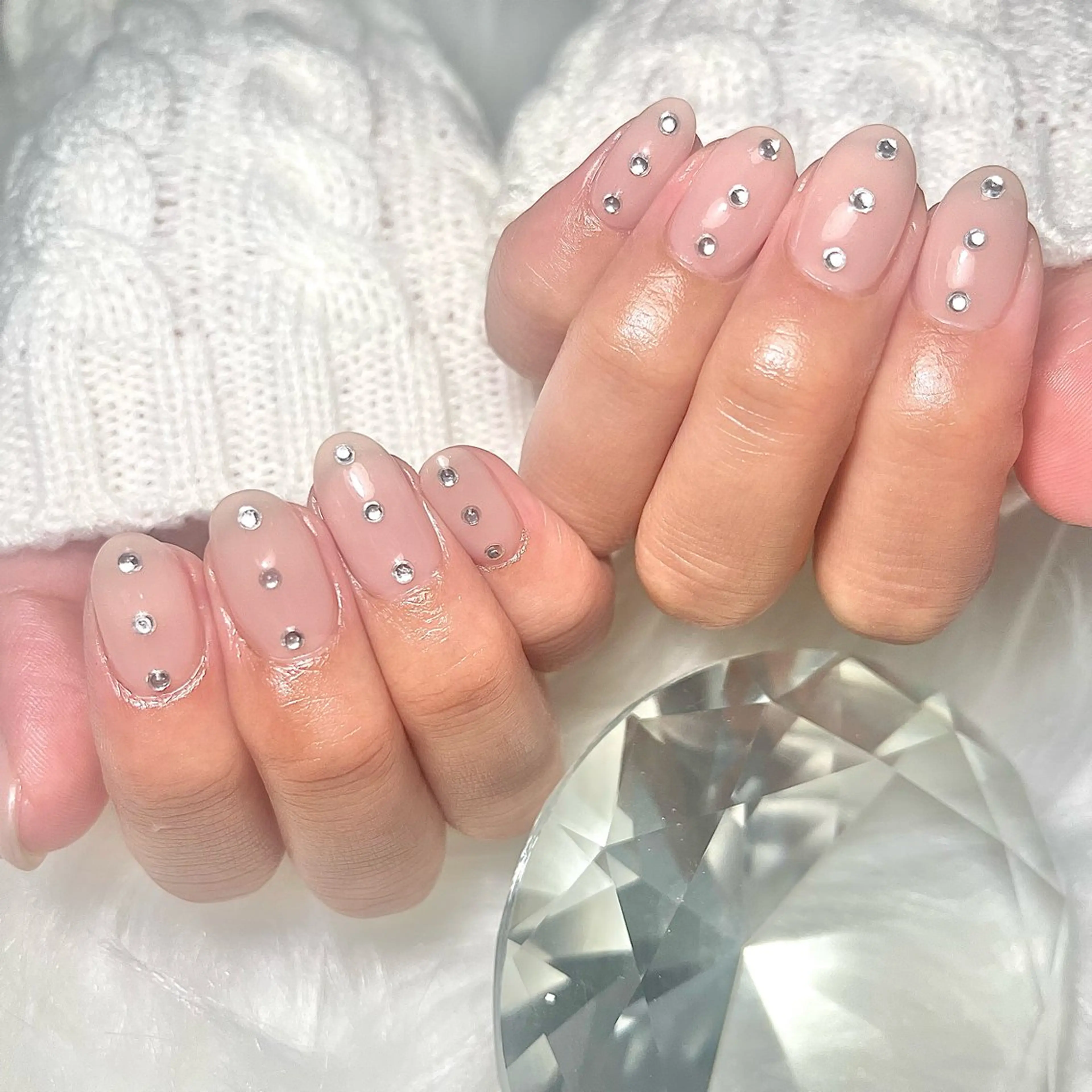 ネイル ストーンネイル ハンドネイル muui -Nail-のネイルデザイン