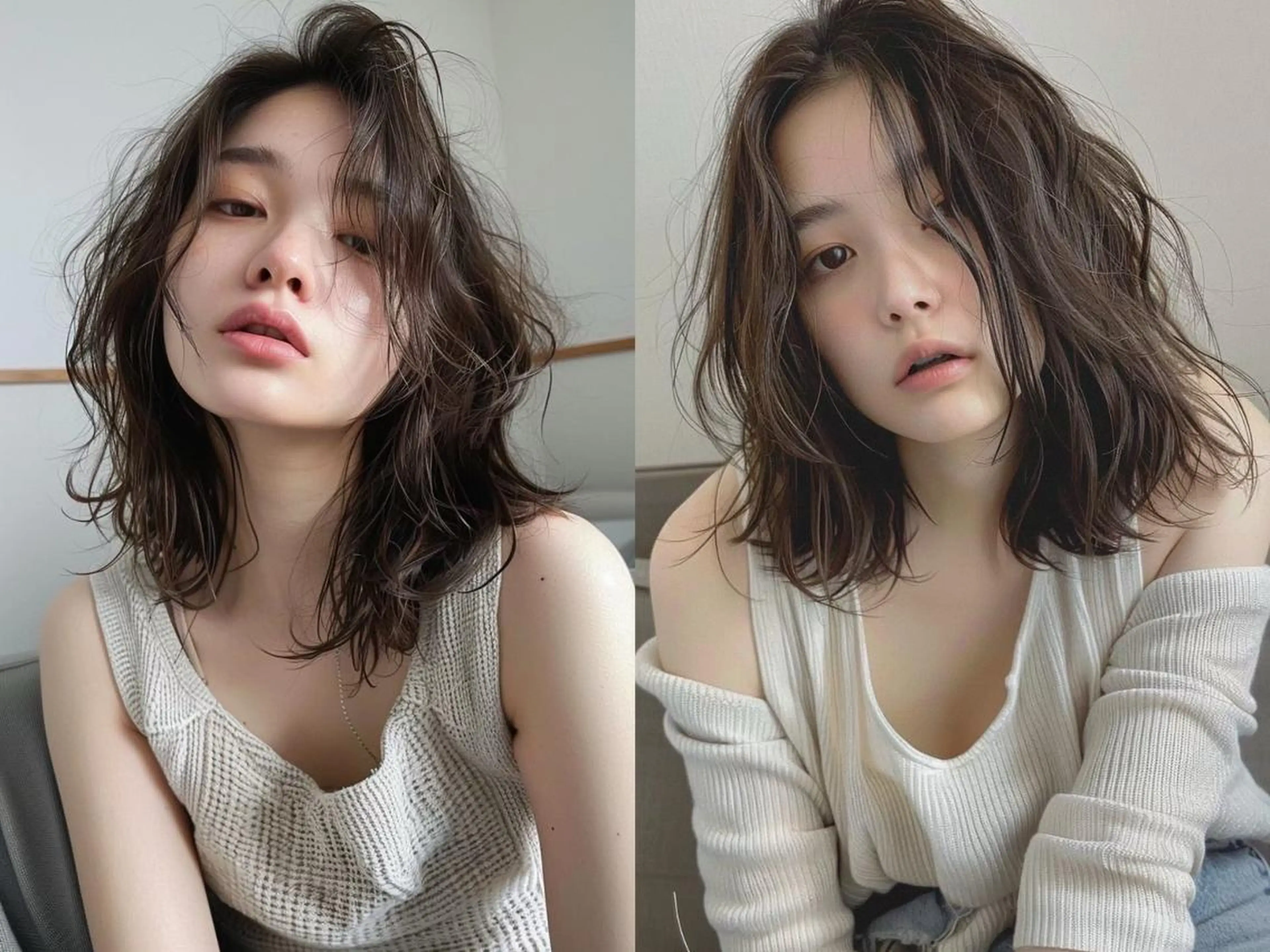 【❣️ダメージレスで大変身❣️】メンテナンスカット➕ブリーチ無しWカラー➕1stepトリートメントの写真