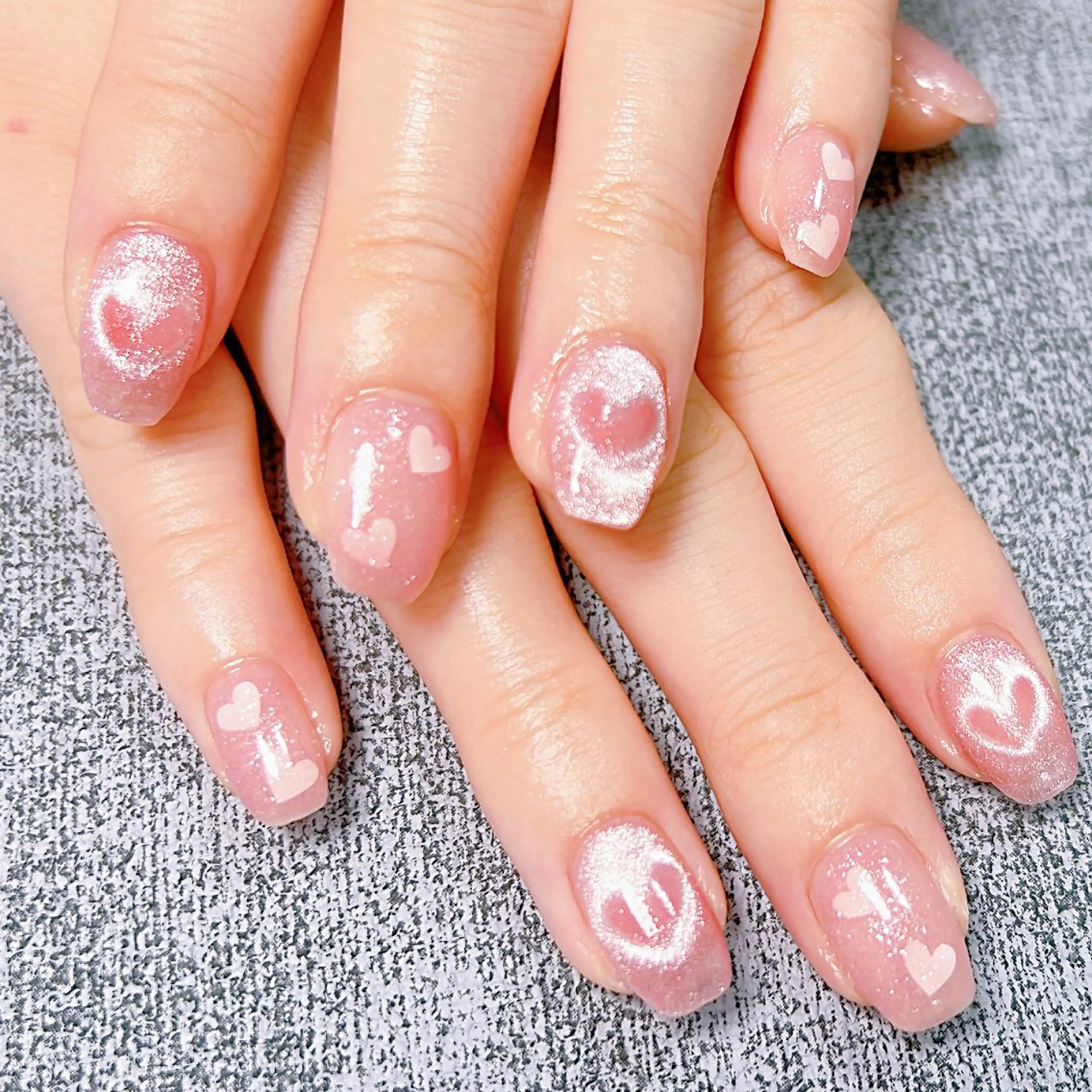 オフ込み🌸 マグネット4個ハート＋ストーン6個の写真