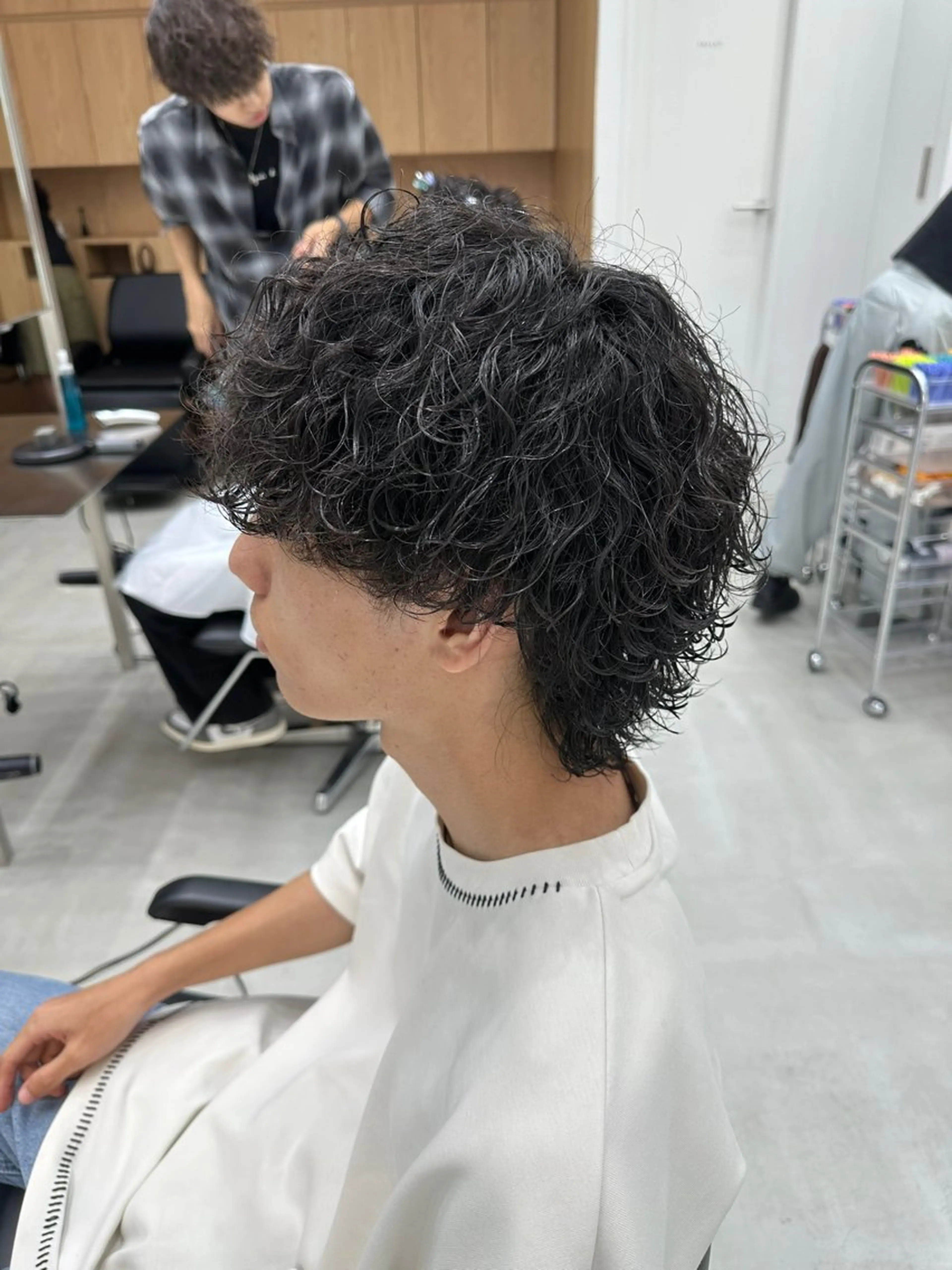 ミディアム カット パーマ ☀️fifth天神 英令🌙のヘアスタイル