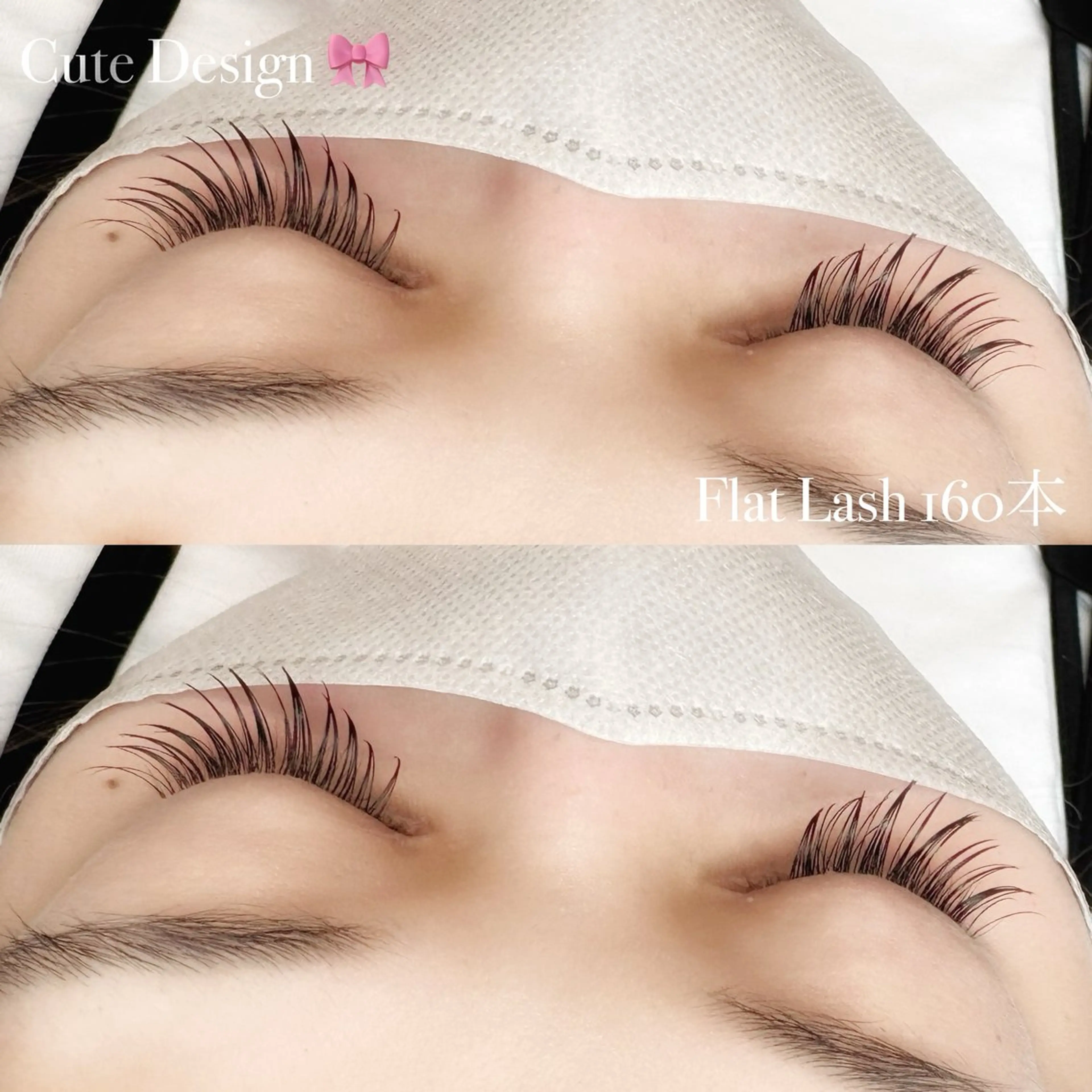 マツエク・マツパ 付け放題 フラットラッシュ eyelash le'aのマツエク・マツパデザイン