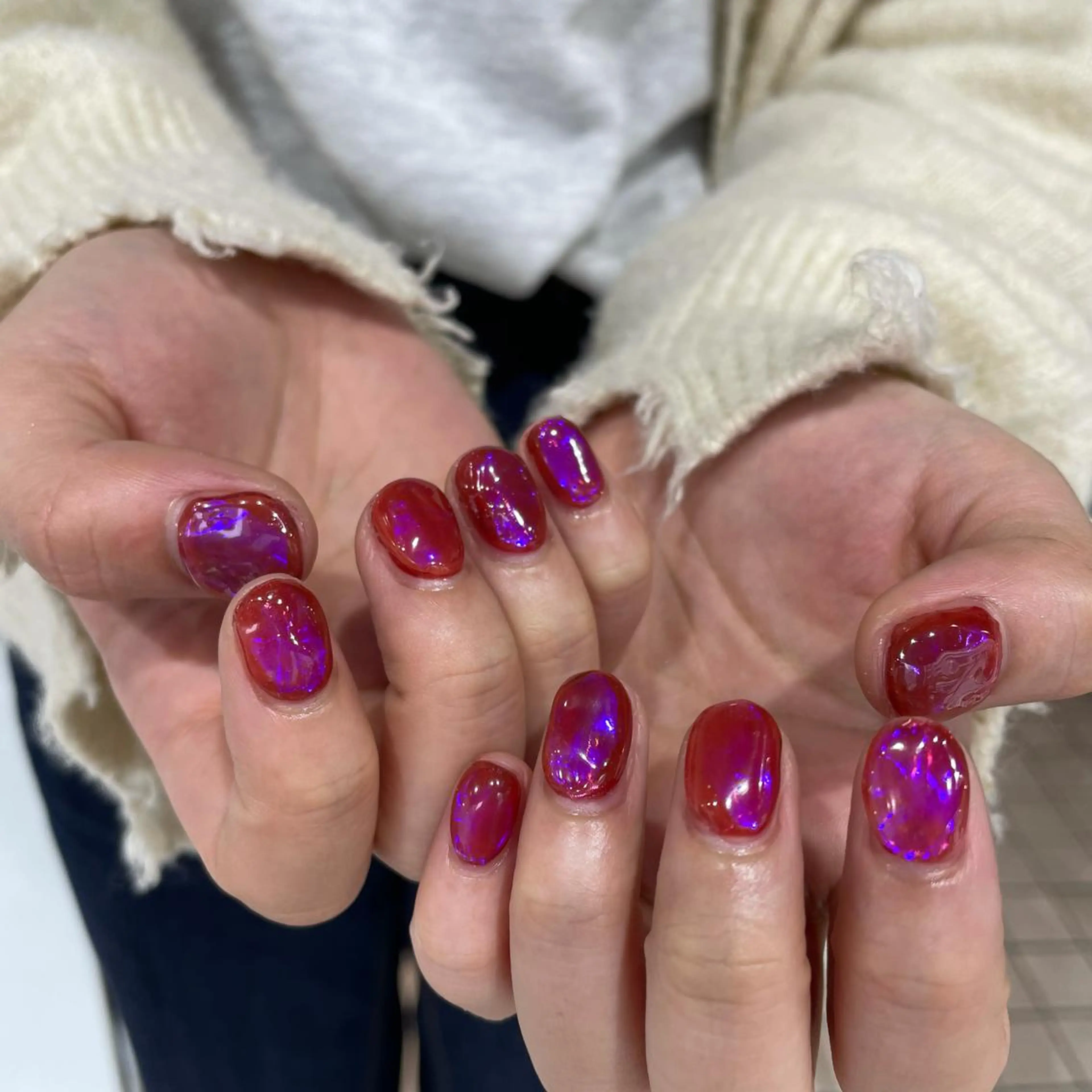 ネイル ハンドネイル 韓国ヘア🦋 MIYUのヘアスタイル