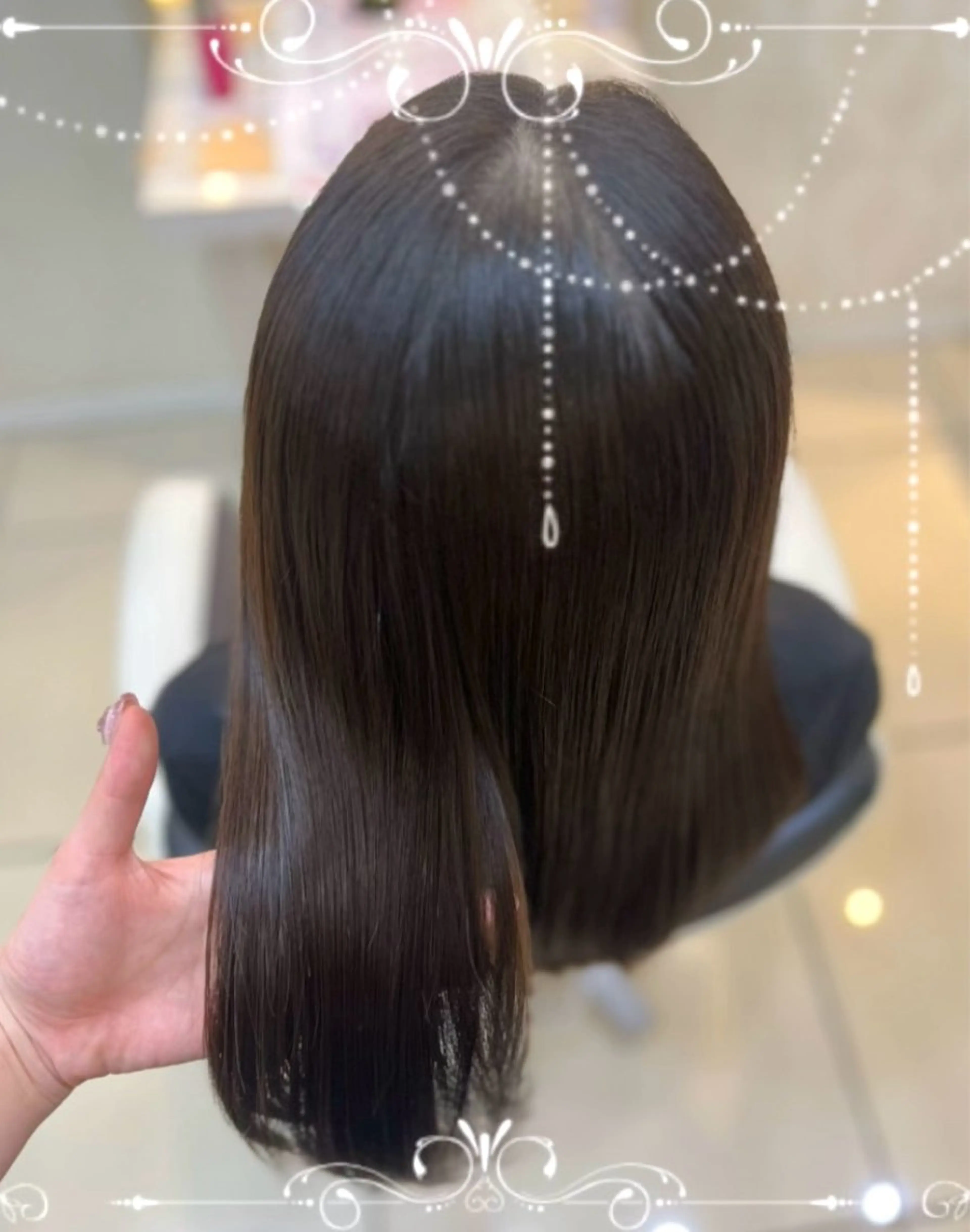 ロング トリートメント 縮毛矯正 なみ ♡のヘアスタイル