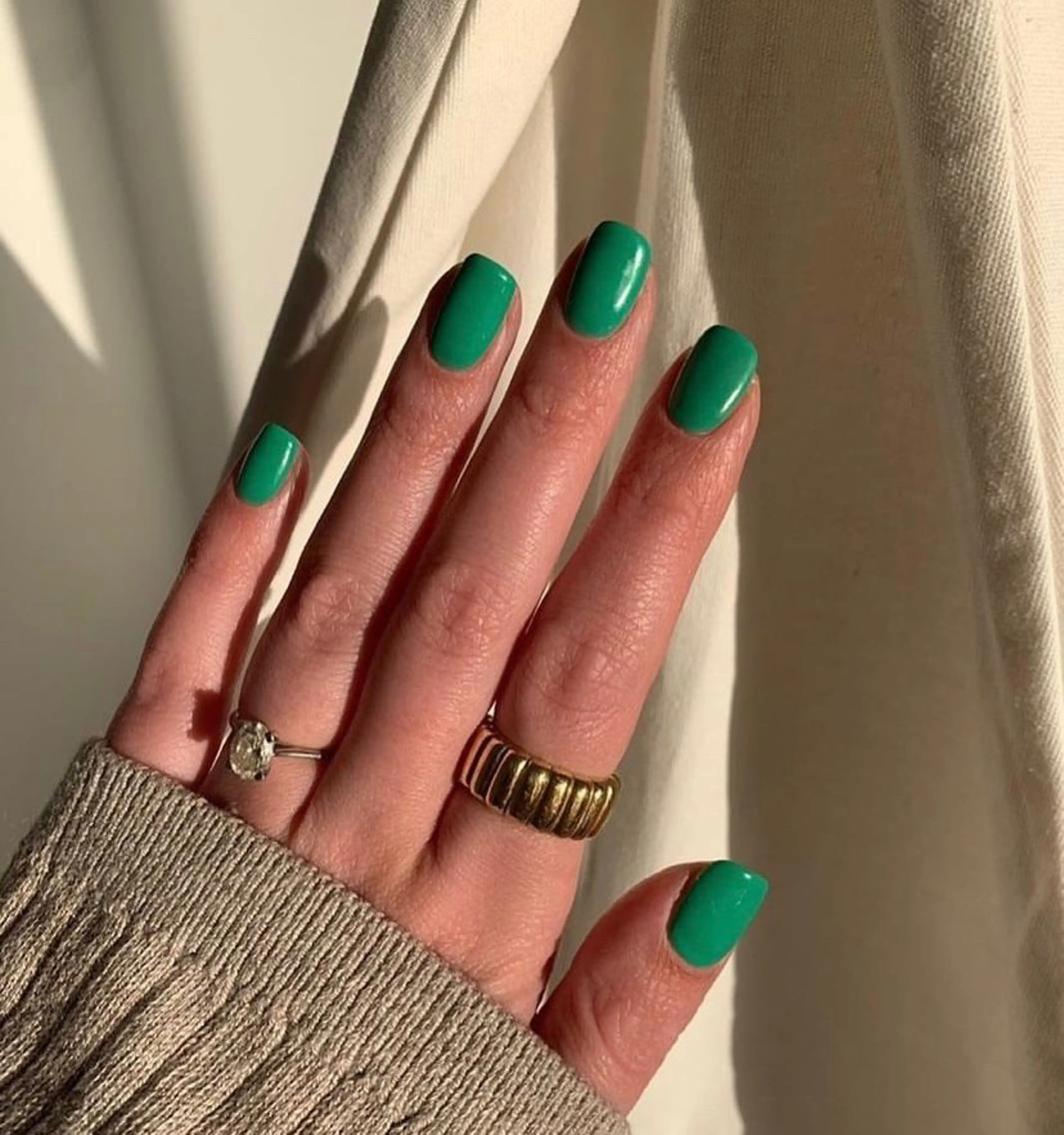 カラー ネイル グリーン musee art所属・Musee art 亀戸店のネイルデザイン