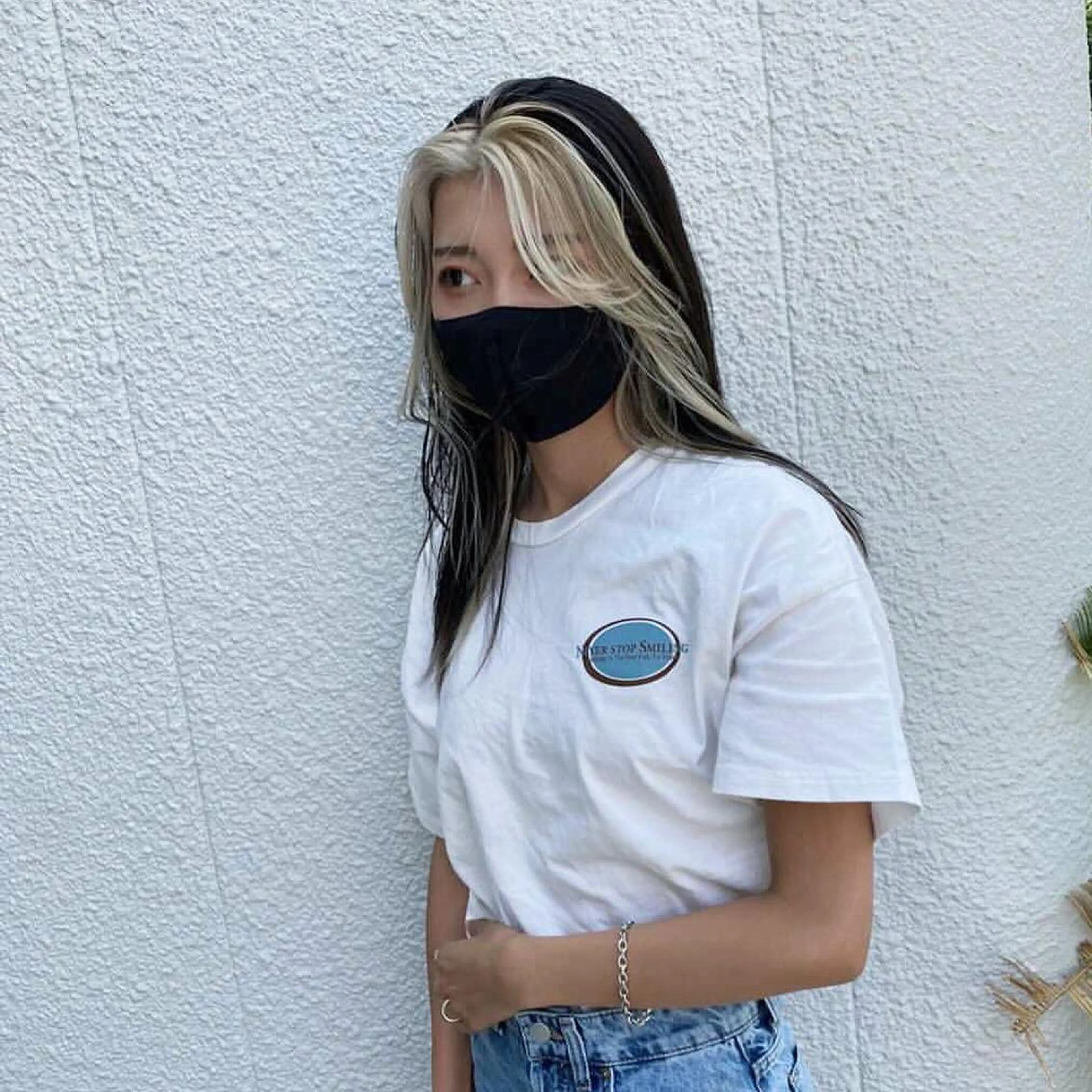 ロング カラー ミストバング フェイスフレーミング 五十嵐 雄毅のヘアスタイル