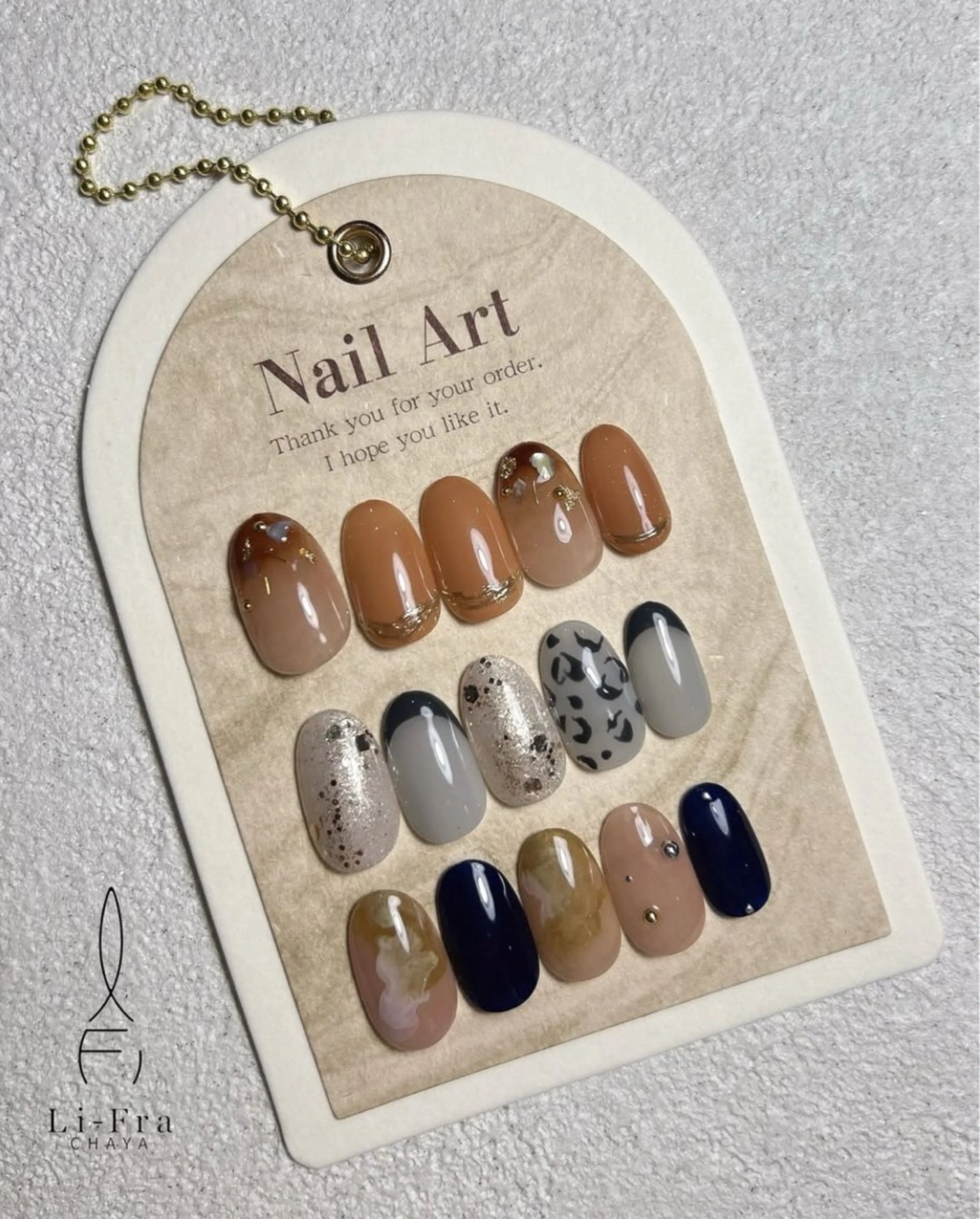 ネイル ハンドネイル Li-Fra 神野さやのネイルデザイン