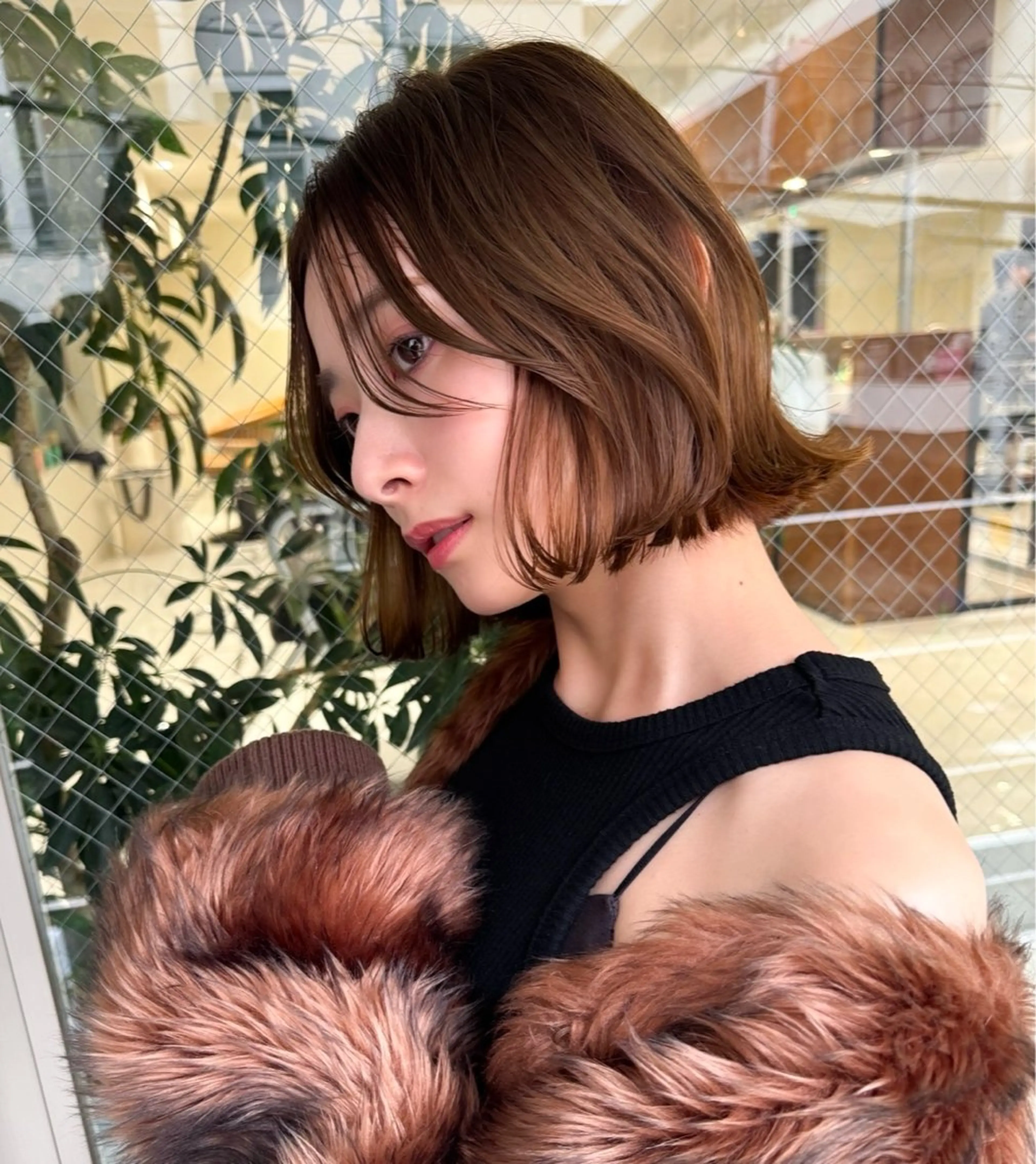 ショート 小顔ボブ jilblanカホのヘアスタイル