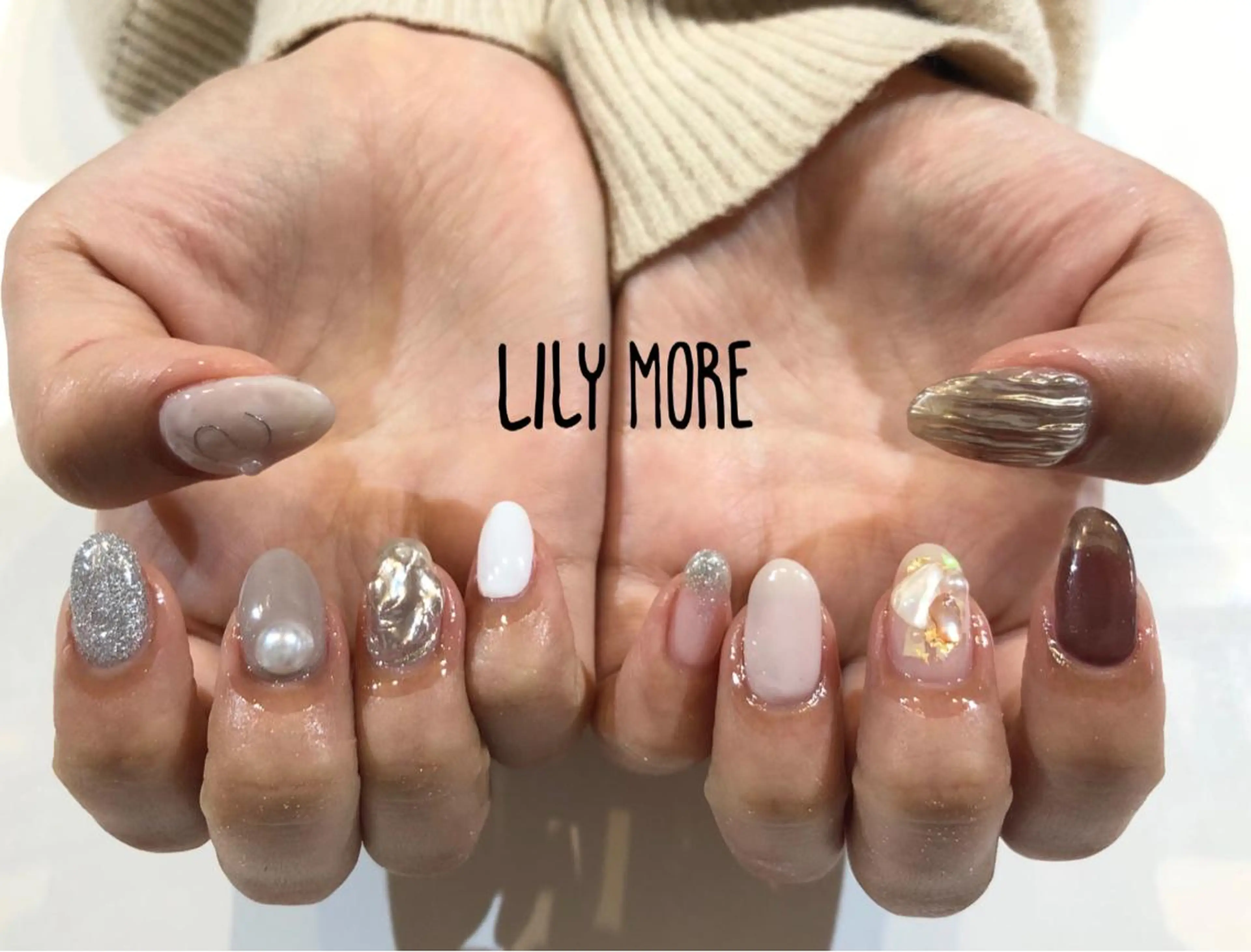 ネイル ニュアンスネイル Lily closetのネイルデザイン