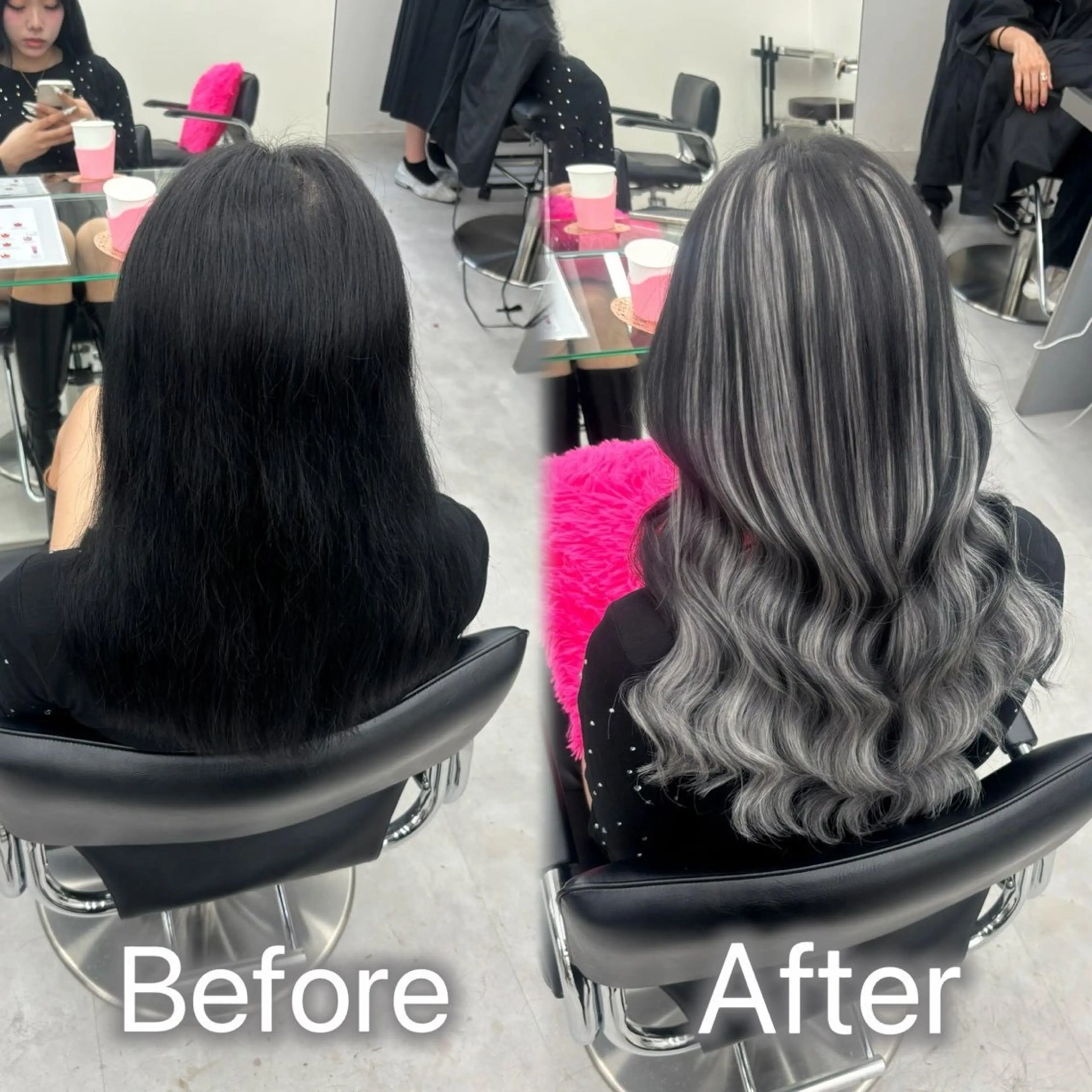 【✨先着1名様限定✨】バレイヤージュ風エクステ🎀80本♡の写真