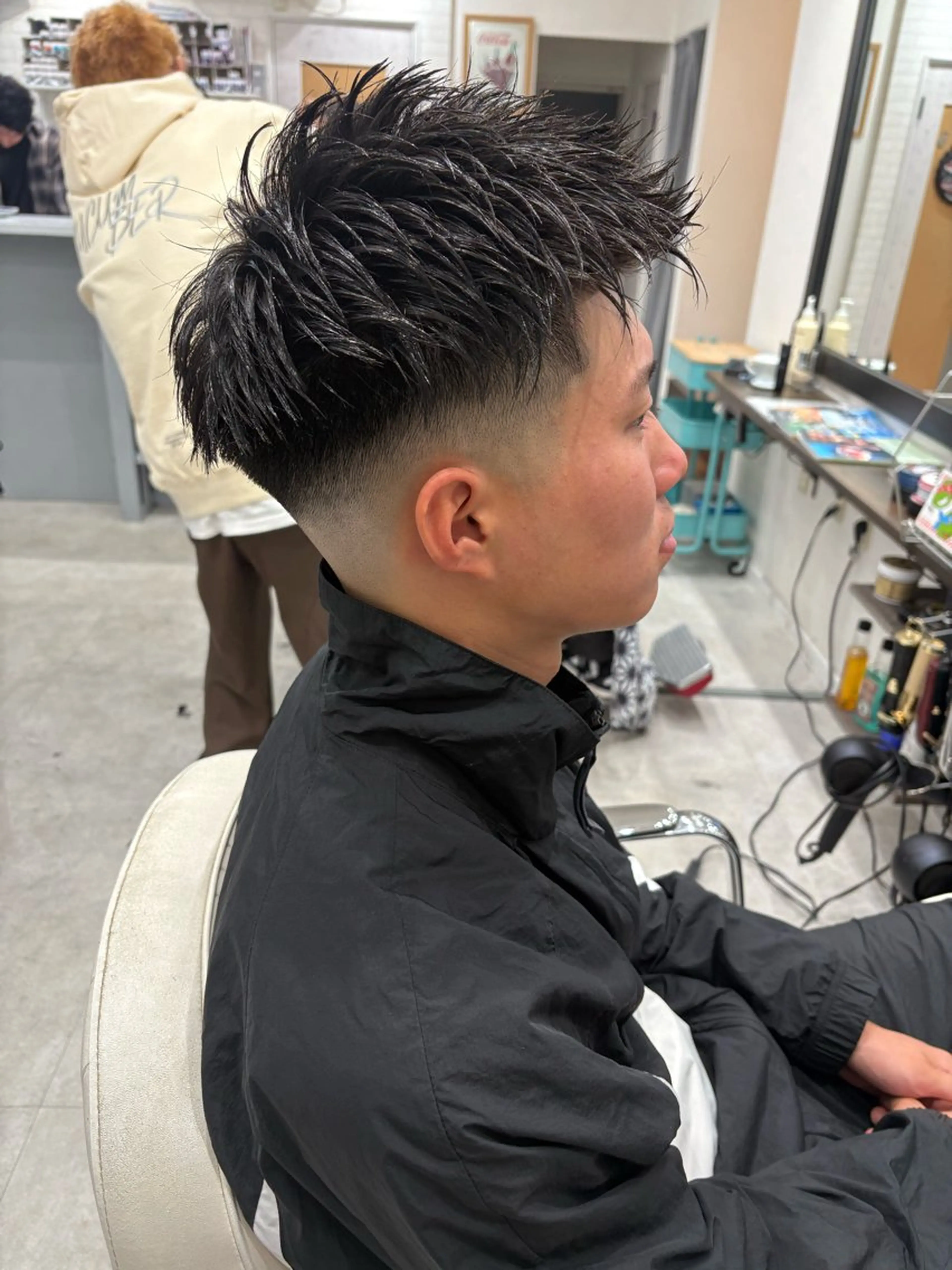 ショート メンズ カット CUCUMBER所属・本間 颯太のヘアスタイル