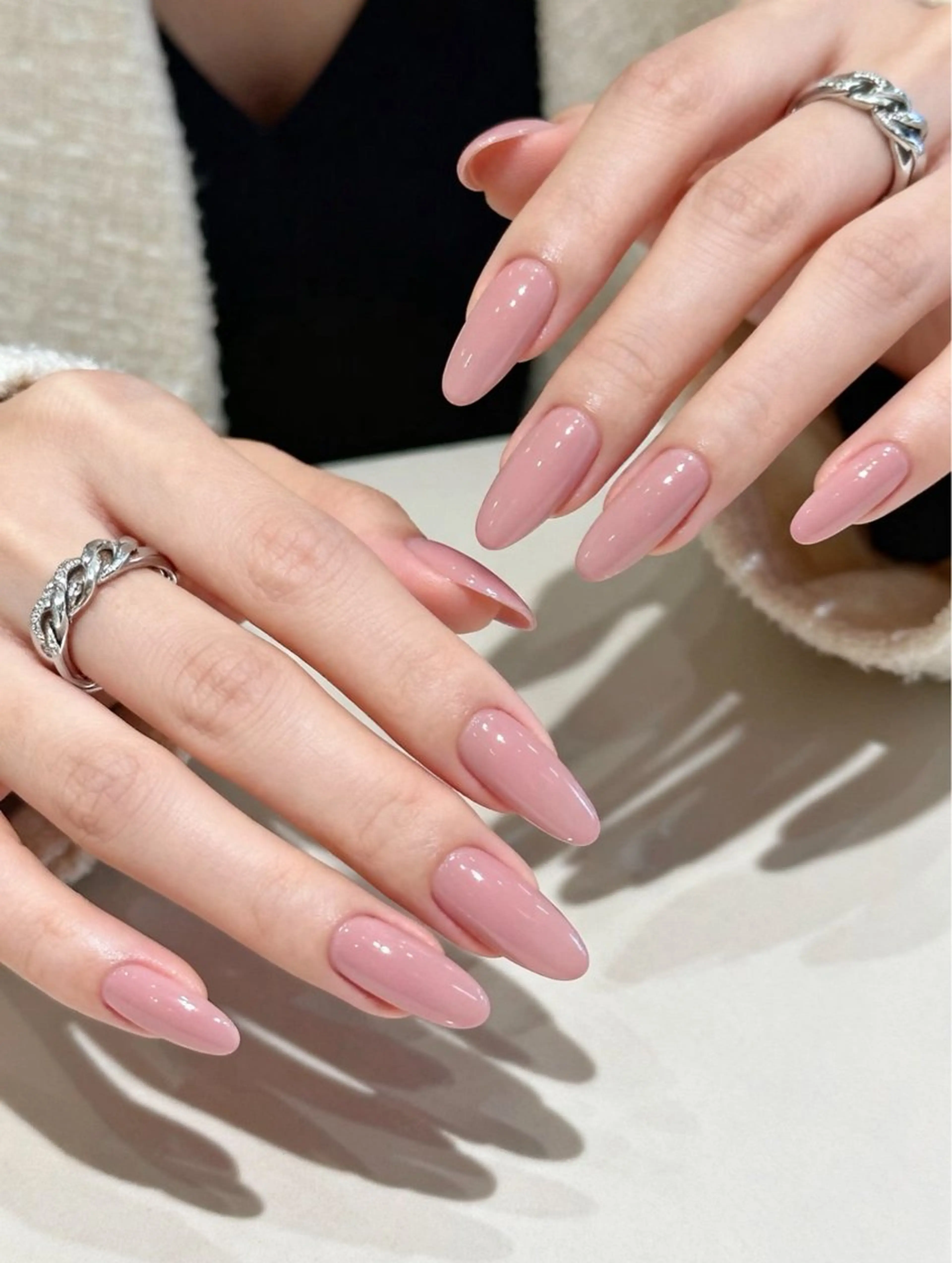 ネイル チークネイル フットネイル フレンチネイル ジェルネイル ガラスフレンチ ハンドネイル エニ キラのネイルデザイン