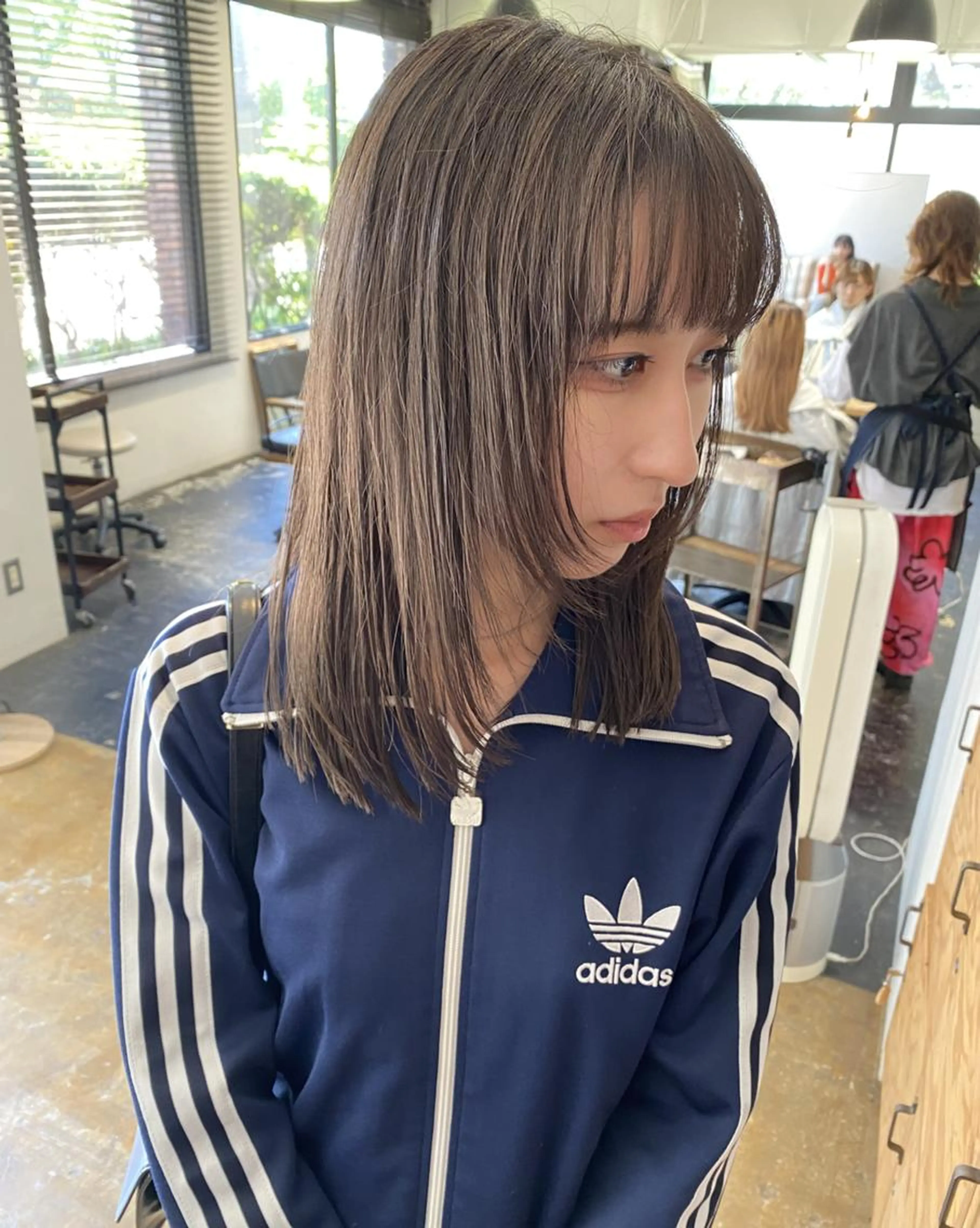 レイヤーカットの写真