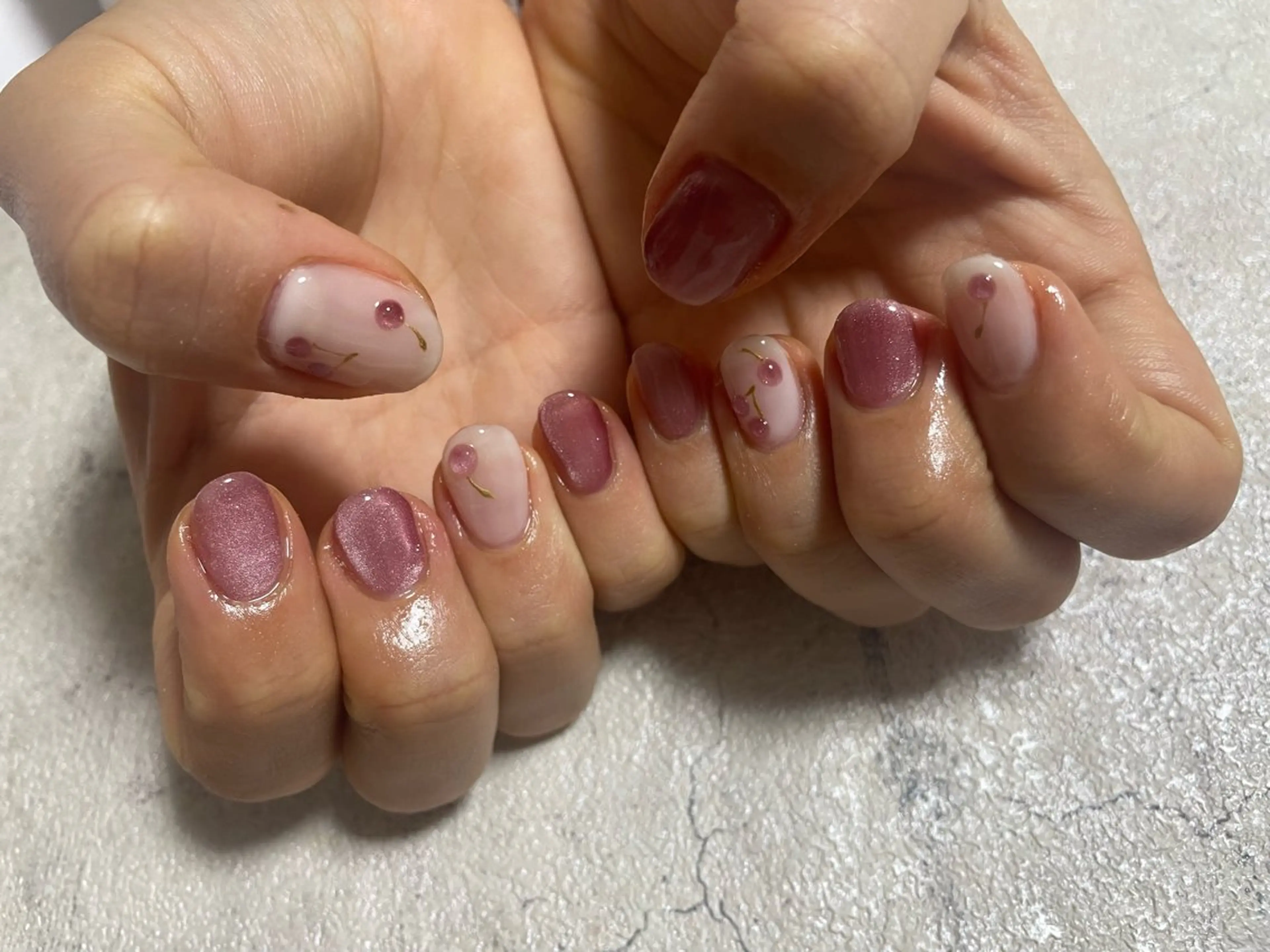 ネイル ジェルネイル メンズネイル パラジェル 春ネイル ワンホンネイル kiki nail たまプラーザのネイルデザイン