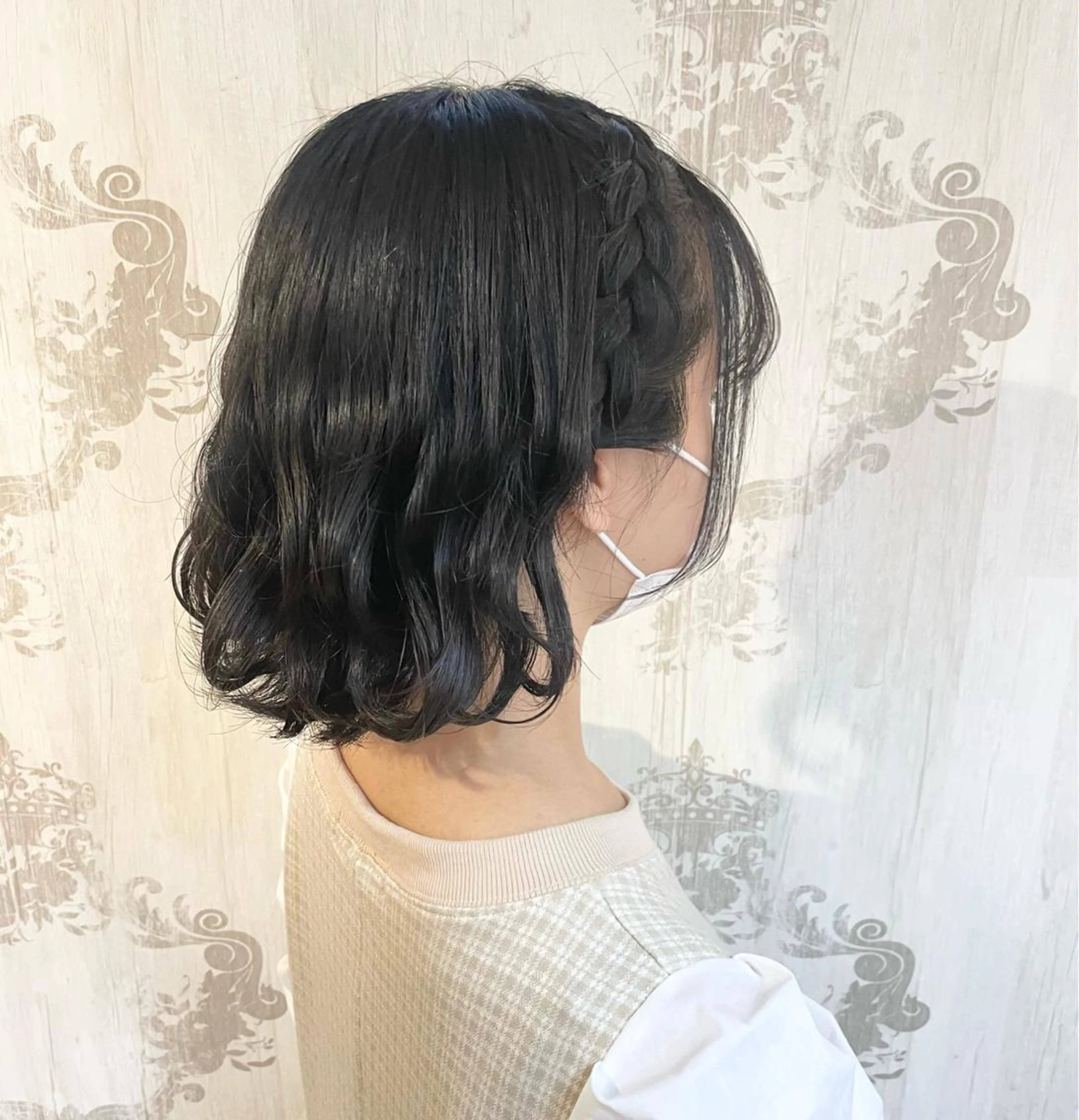 ショート ボブ カット ヘアセット 💖透明感カラー💖 坂本万由子のヘアスタイル
