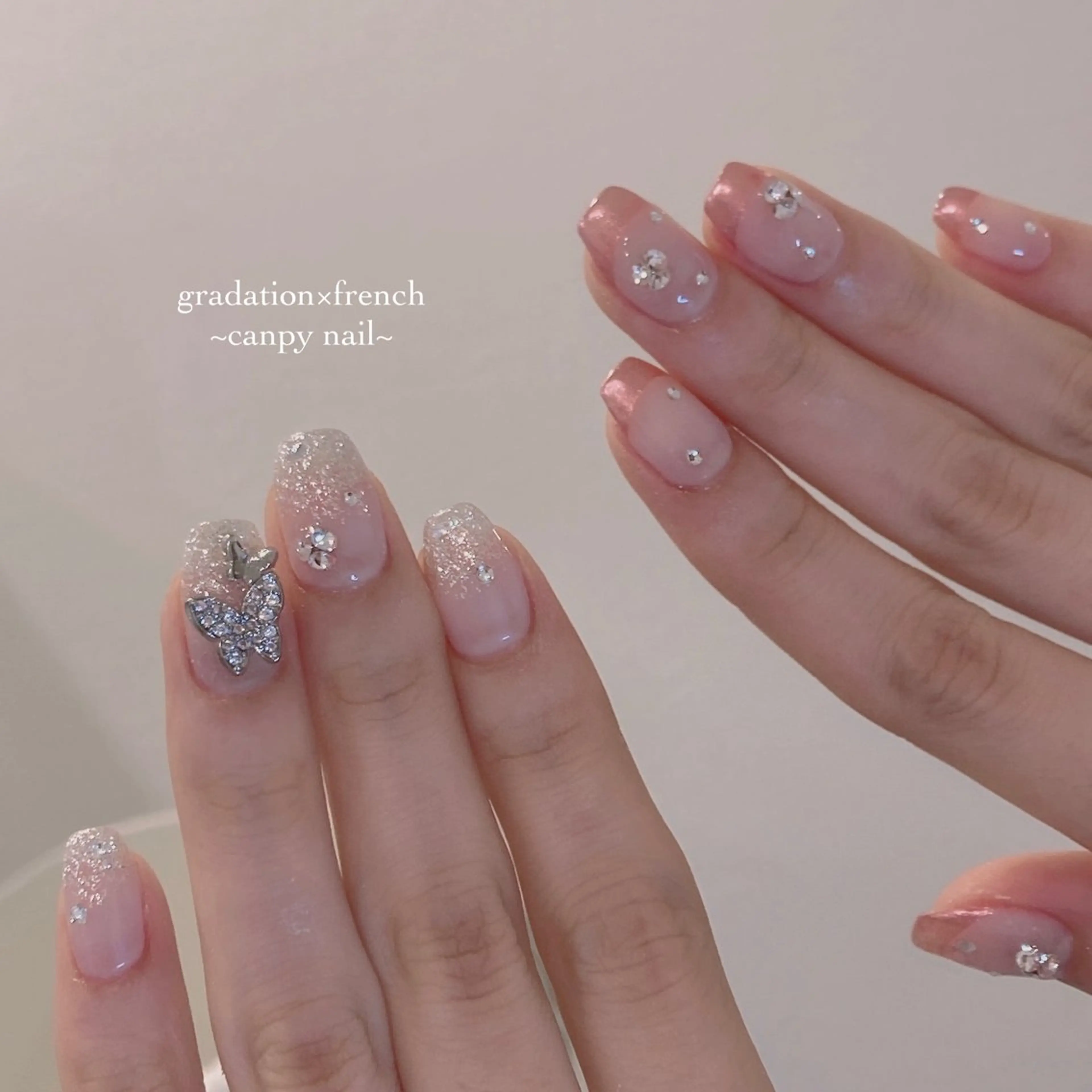 ネイル ハンドネイル 韓国ネイル/ワンホン ネイル🎀表参道3分のネイルデザイン