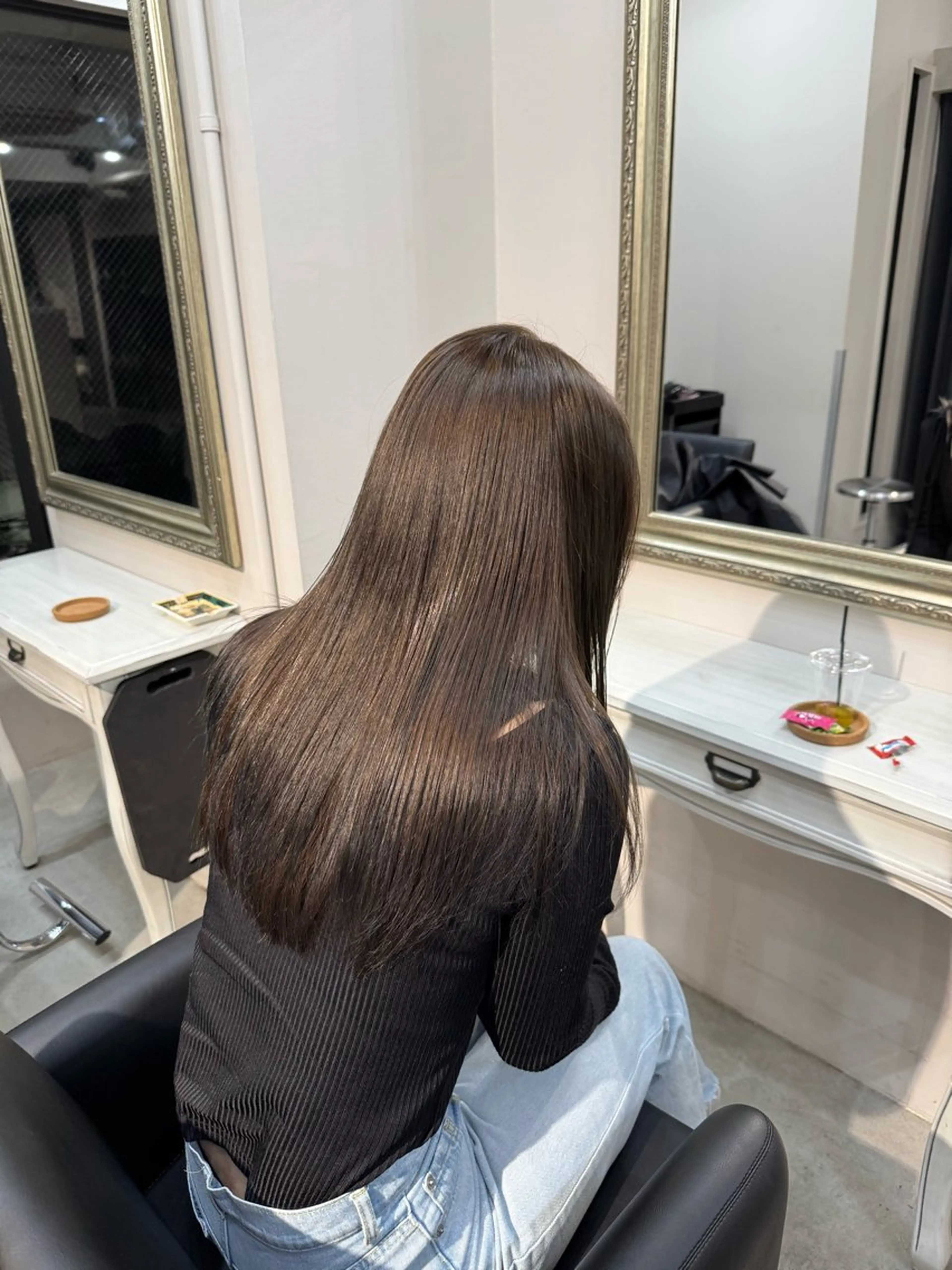 ロング カット ヘアカラー トリートメント reira/堀江/ 似合わせカットのヘアスタイル